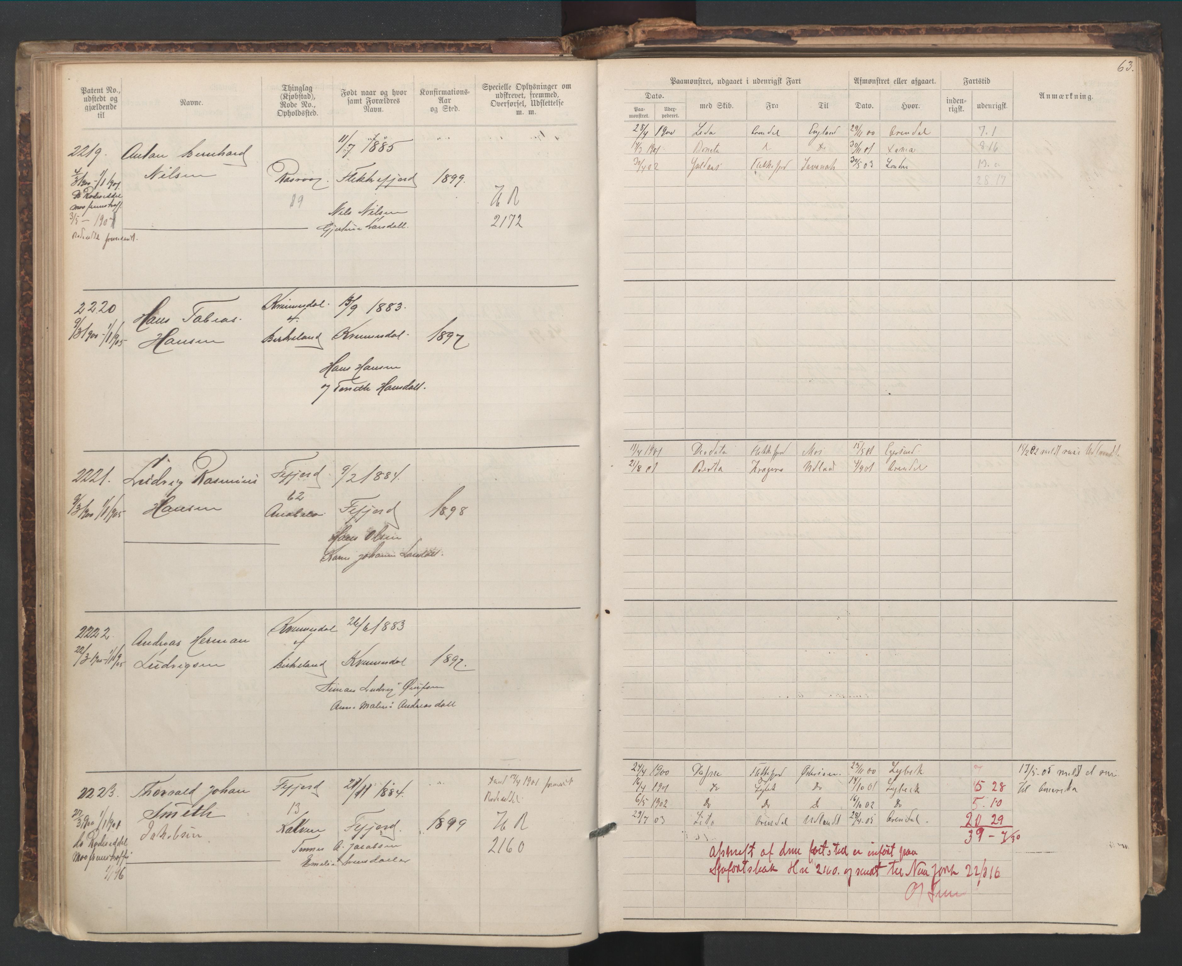 Flekkefjord mønstringskrets, AV/SAK-2031-0018/F/Fa/L0006: Annotasjonsrulle nr 1916-2964 med register, Æ-3, 1891-1948, p. 93