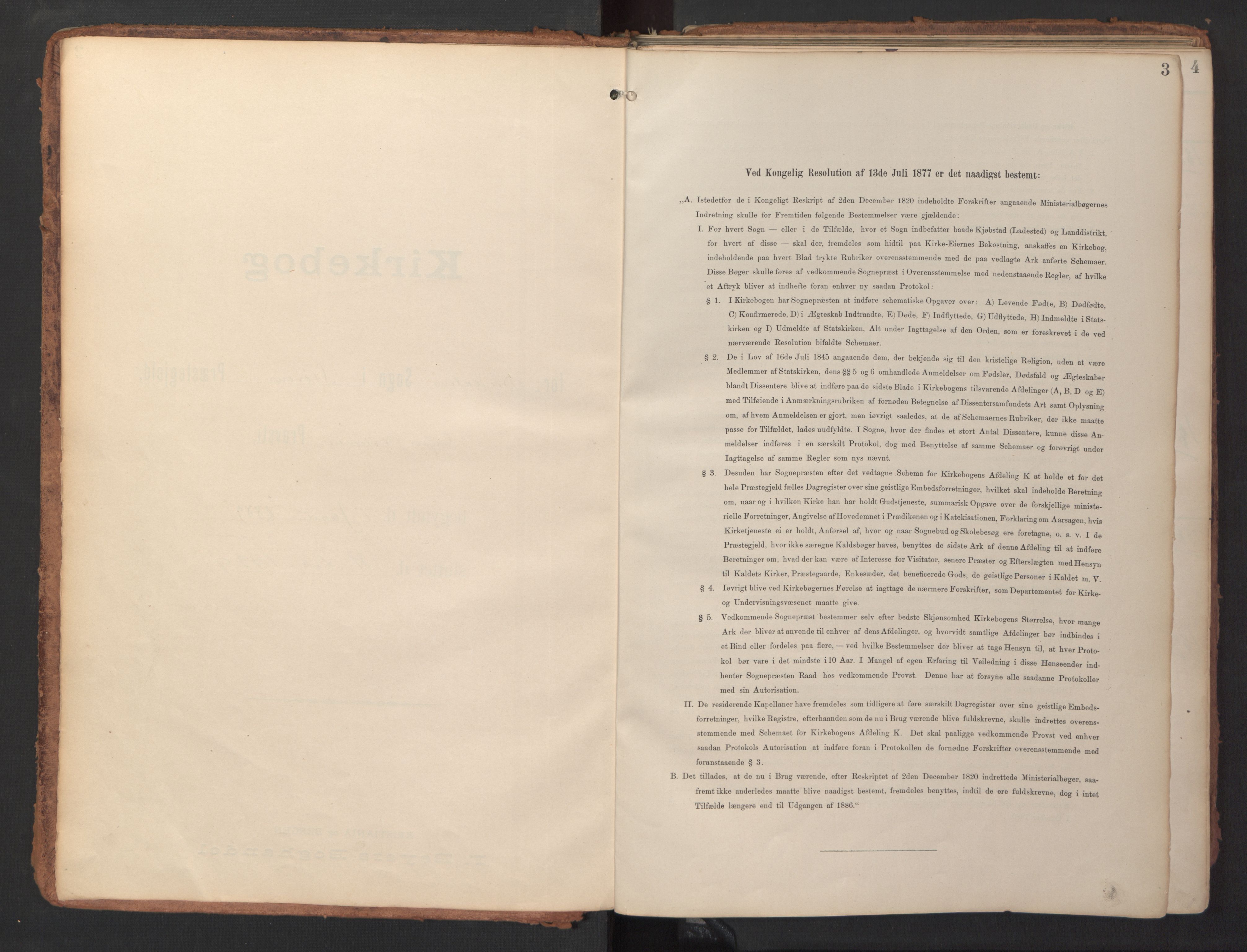 Ministerialprotokoller, klokkerbøker og fødselsregistre - Sør-Trøndelag, SAT/A-1456/690/L1050: Parish register (official) no. 690A01, 1889-1929, p. 3