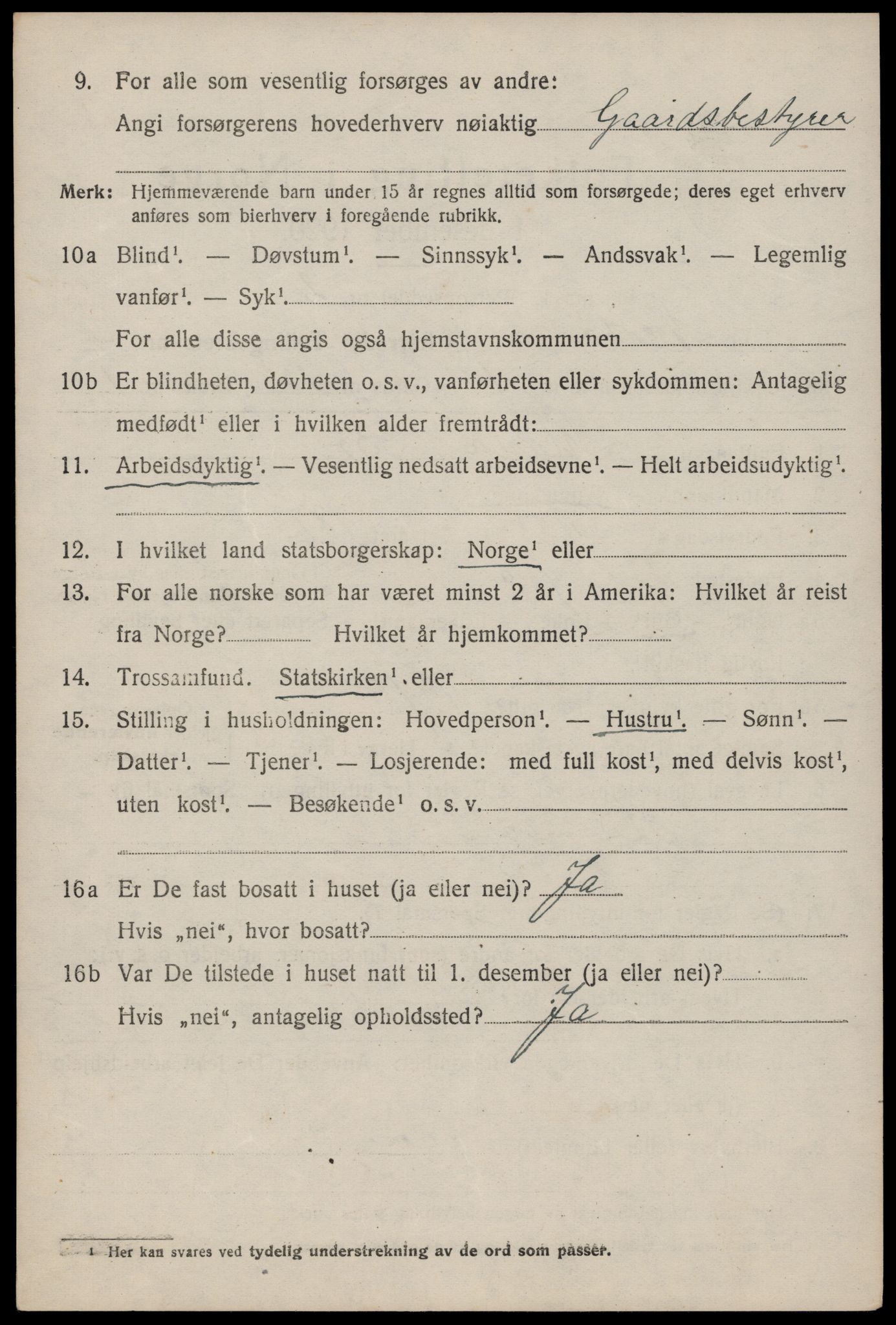 SAST, 1920 census for Nærbø, 1920, p. 2096