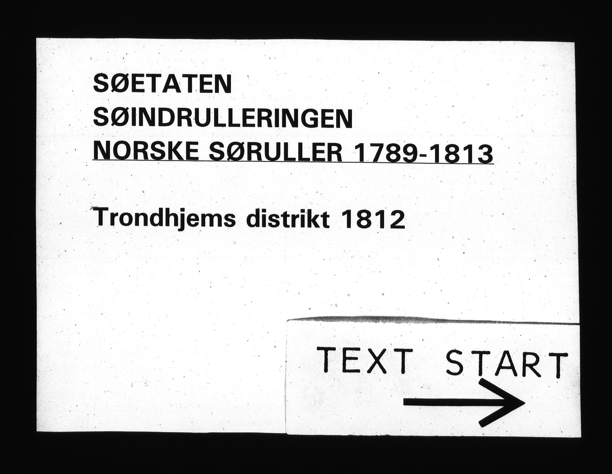 Sjøetaten, RA/EA-3110/F/L0339: Trondheim distrikt, bind 1, 1812