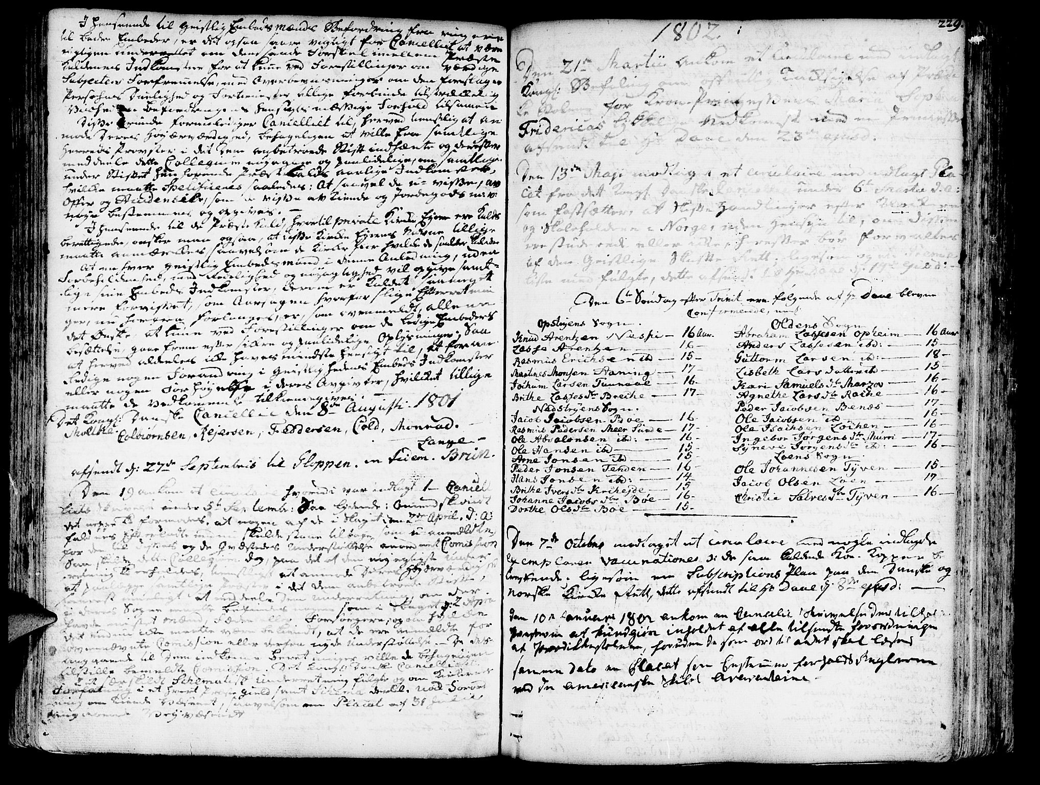 Innvik sokneprestembete, SAB/A-80501: Other parish register no. I.2.A, 1750-1835, p. 229
