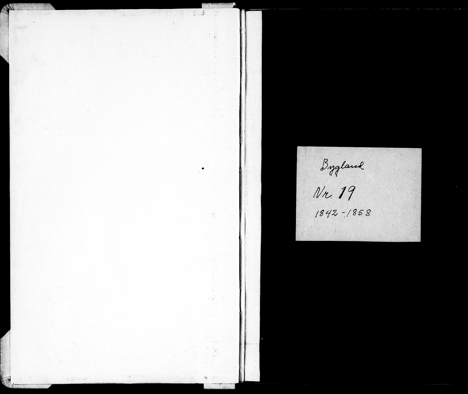 Bygland sokneprestkontor, AV/SAK-1111-0006/F/Fa/Fab/L0004: Parish register (official) no. A 4, 1842-1858