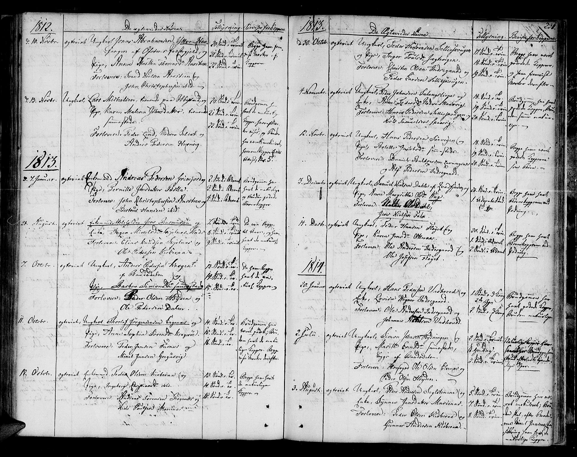 Ibestad sokneprestembete, SATØ/S-0077/H/Ha/Haa/L0004kirke: Parish register (official) no. 4, 1801-1824, p. 231