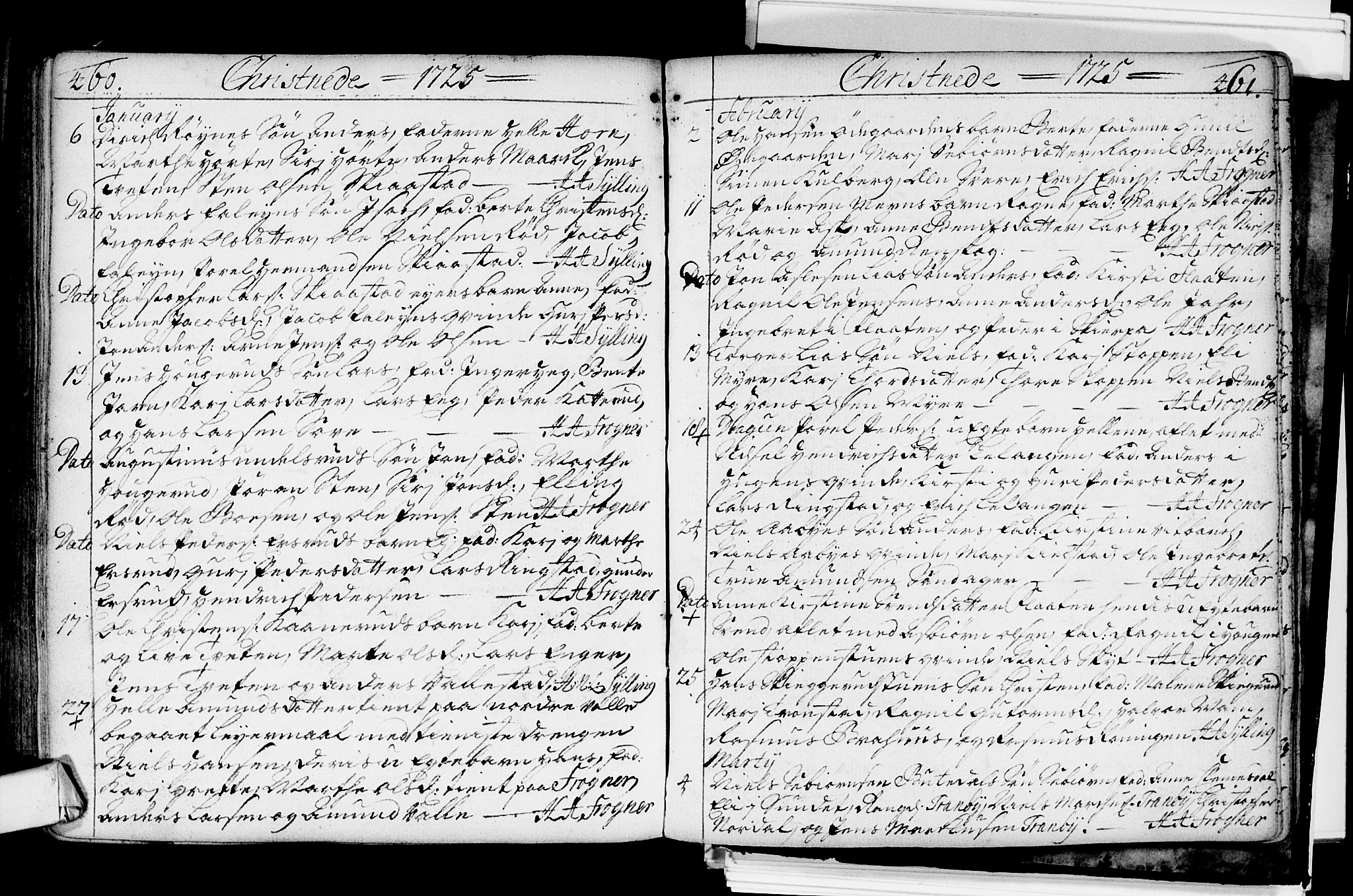 Lier kirkebøker, SAKO/A-230/F/Fa/L0002: Parish register (official) no. I 2, 1701-1726, p. 460-461