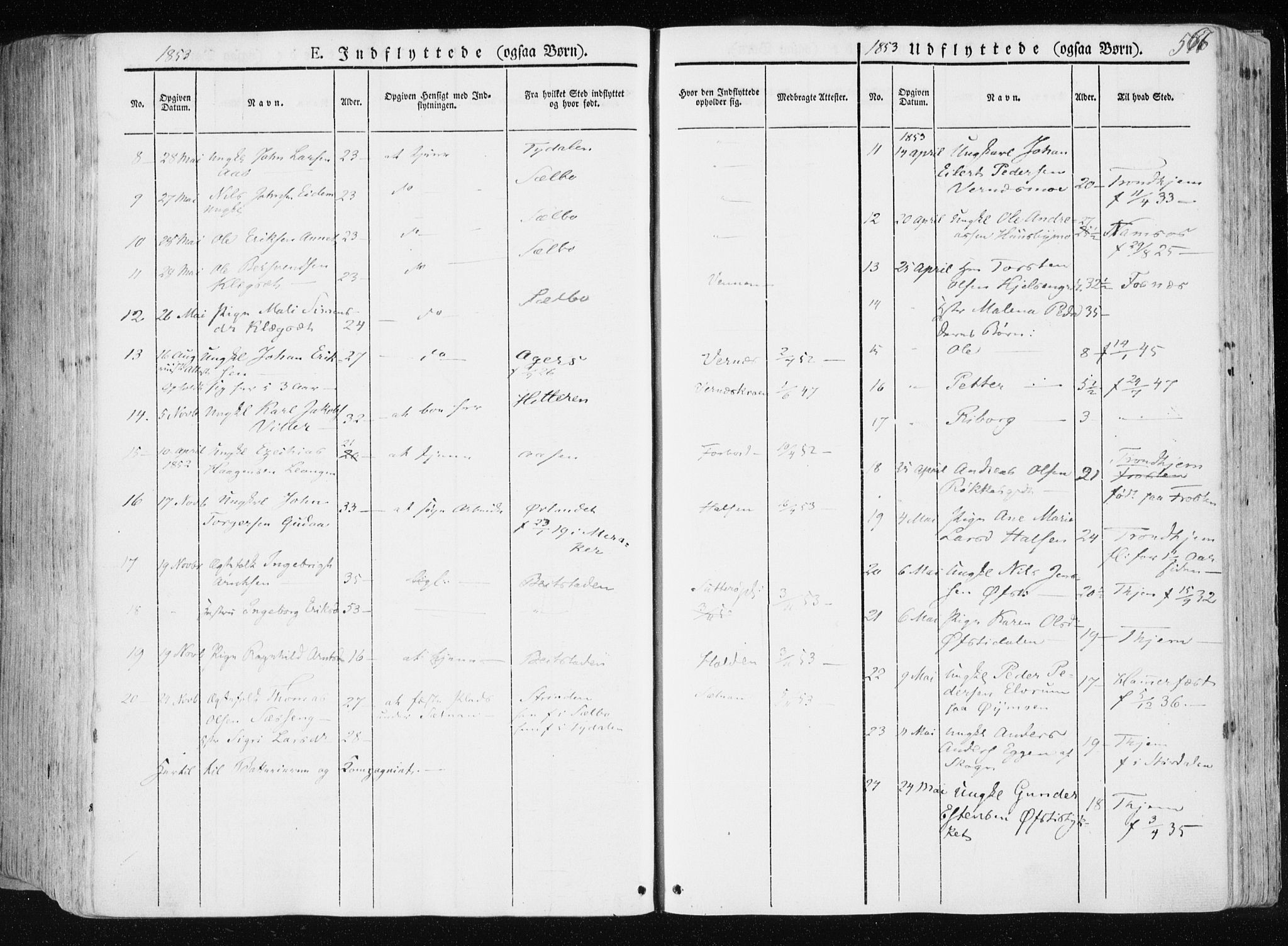 Ministerialprotokoller, klokkerbøker og fødselsregistre - Nord-Trøndelag, AV/SAT-A-1458/709/L0074: Parish register (official) no. 709A14, 1845-1858, p. 567