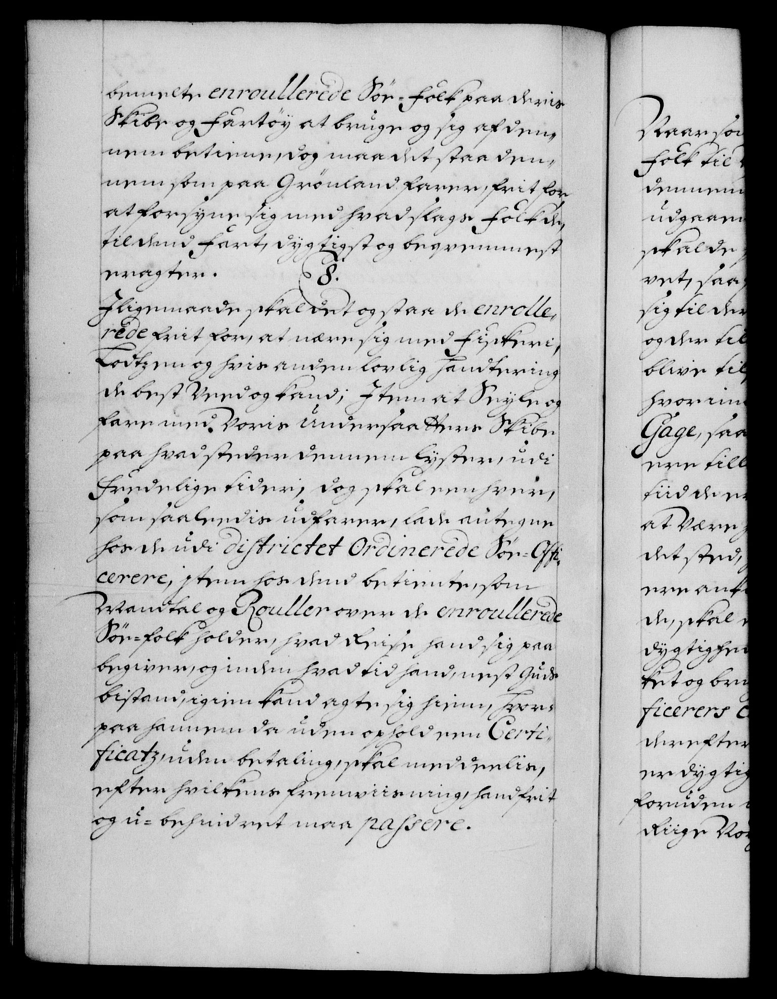 Danske Kanselli 1572-1799, AV/RA-EA-3023/F/Fc/Fca/Fcaa/L0018: Norske registre, 1699-1703, p. 557b