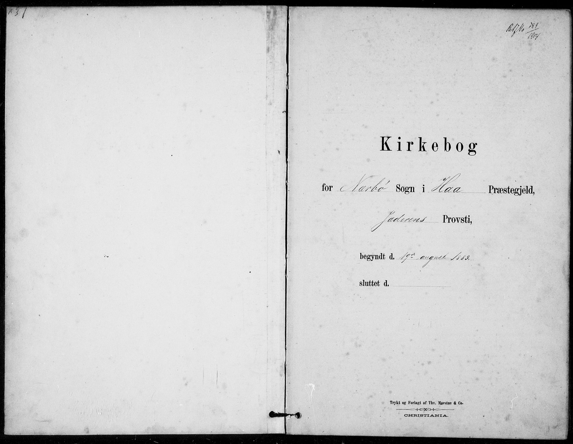 Hå sokneprestkontor, AV/SAST-A-101801/001/30BB/L0003: Parish register (copy) no. B 3, 1883-1894