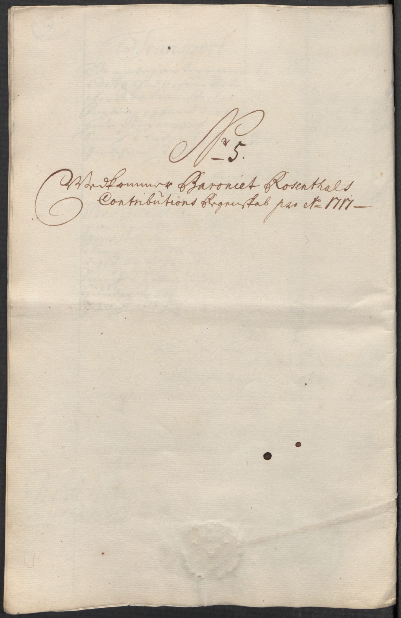 Rentekammeret inntil 1814, Reviderte regnskaper, Fogderegnskap, AV/RA-EA-4092/R49/L3139: Fogderegnskap Rosendal Baroni, 1715-1717, p. 252