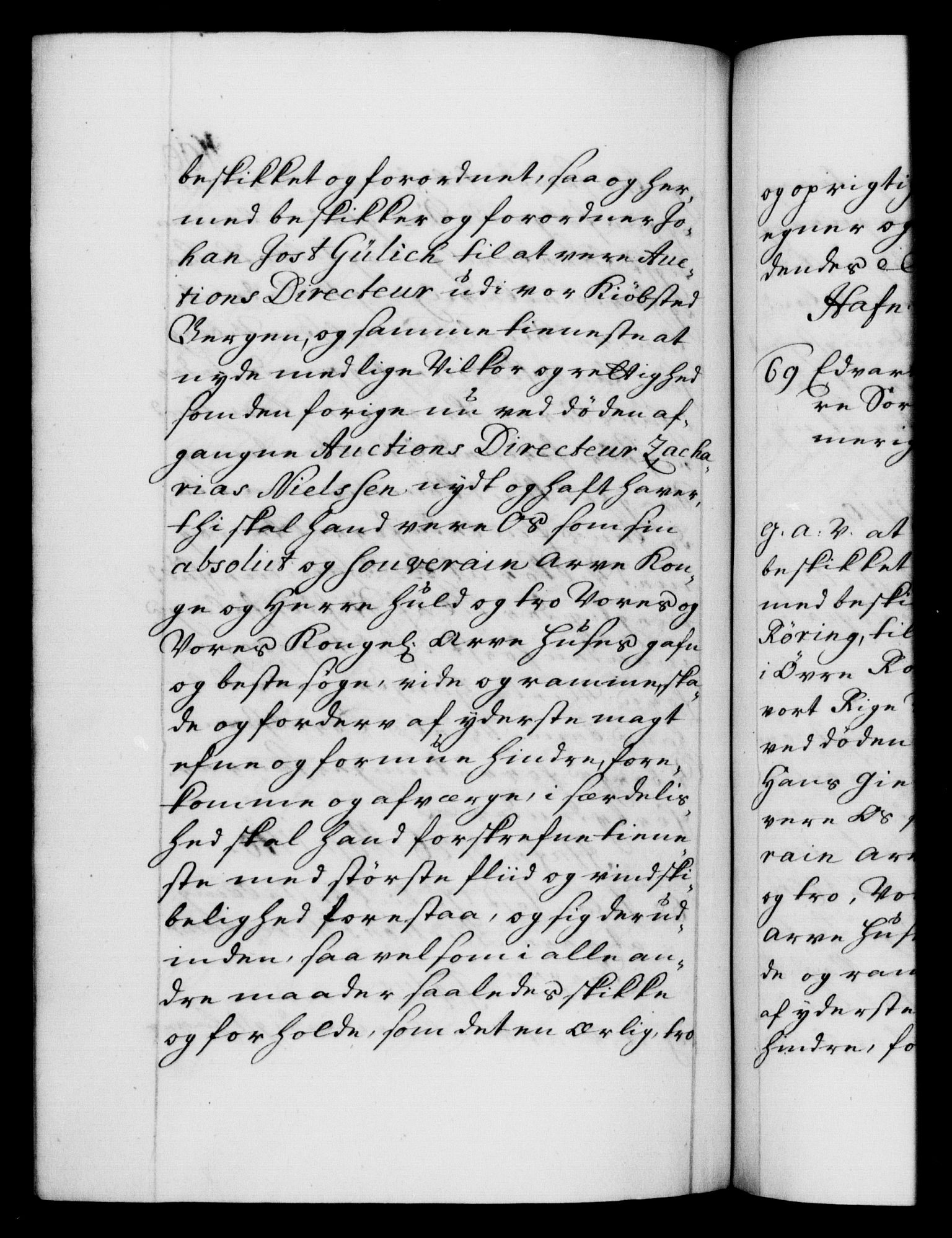 Danske Kanselli 1572-1799, RA/EA-3023/F/Fc/Fca/Fcaa/L0020: Norske registre, 1708-1711, p. 400b