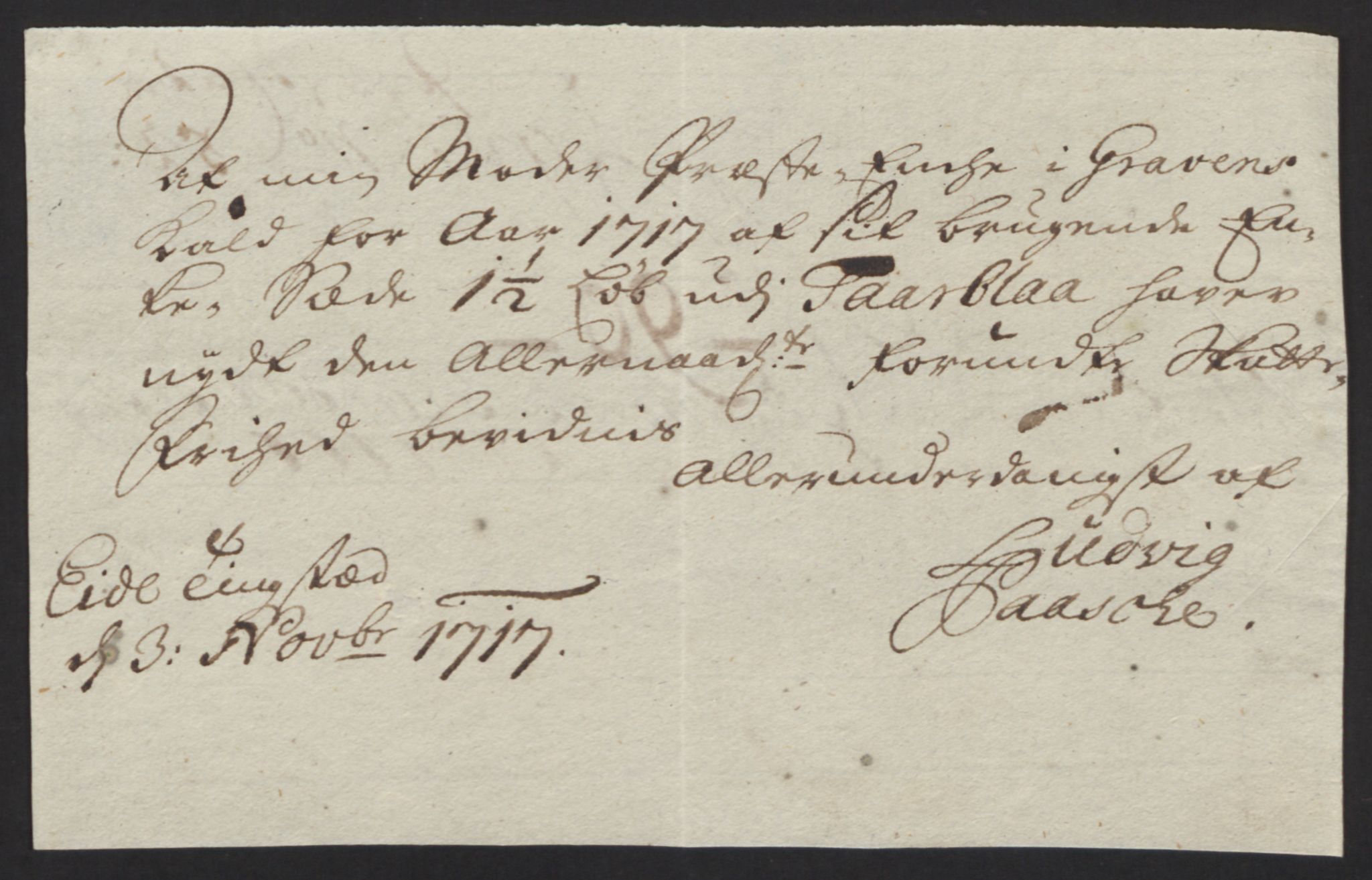 Rentekammeret inntil 1814, Reviderte regnskaper, Fogderegnskap, AV/RA-EA-4092/R48/L2994: Fogderegnskap Sunnhordland og Hardanger, 1717, p. 390