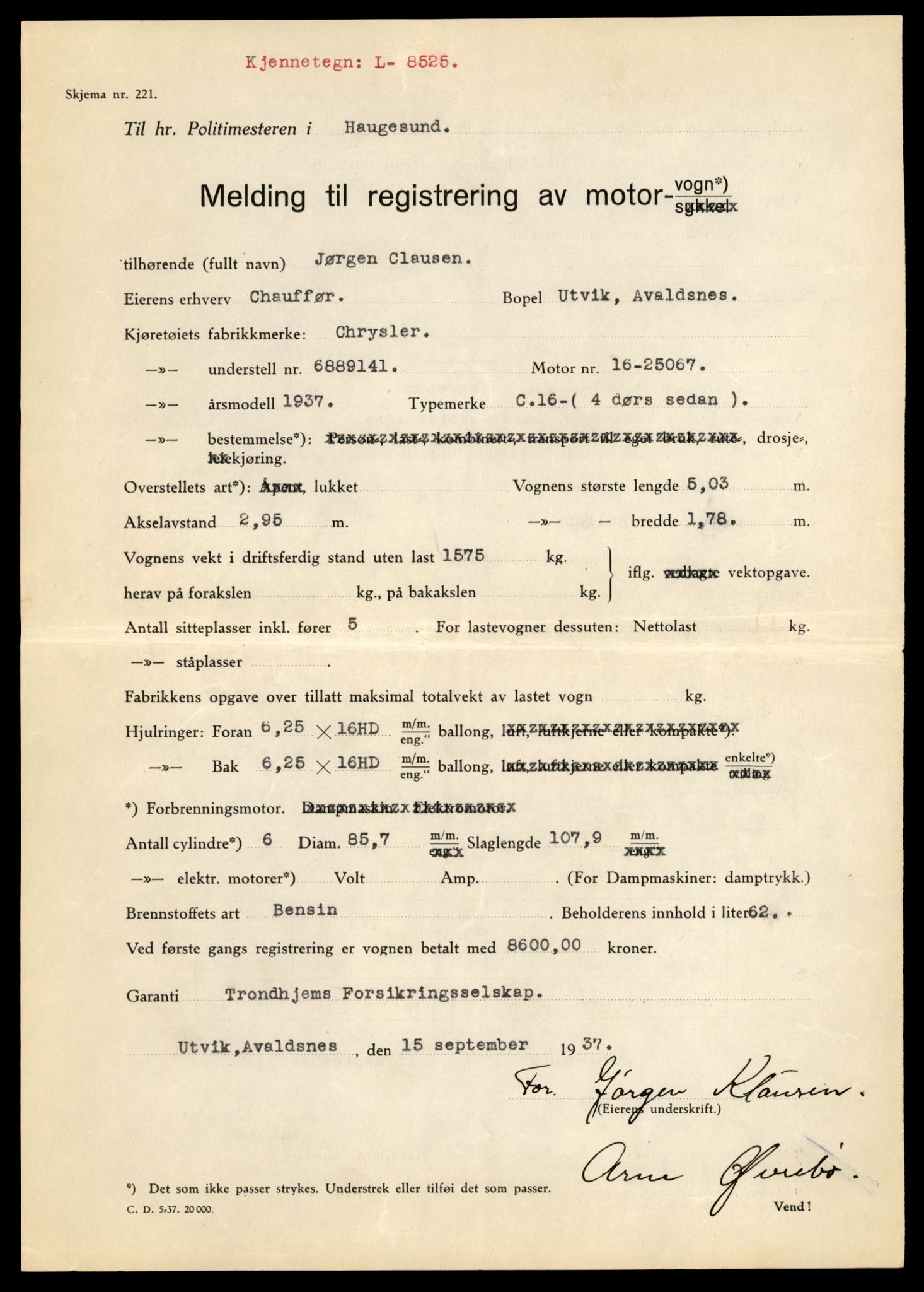 Møre og Romsdal vegkontor - Ålesund trafikkstasjon, SAT/A-4099/F/Fe/L0002: Registreringskort for kjøretøy T 128 - T 231, 1927-1998, p. 1156