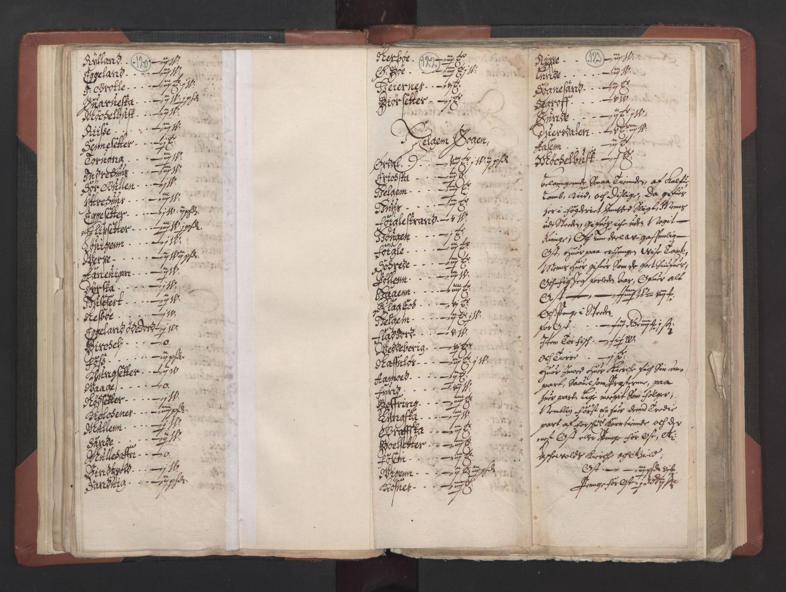 RA, Bailiff's Census 1664-1666, no. 15: Nordfjord fogderi and Sunnfjord fogderi, 1664, p. 122-123
