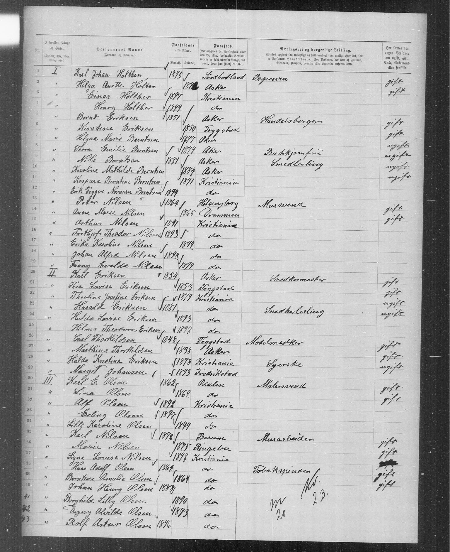 OBA, Municipal Census 1899 for Kristiania, 1899, p. 4670