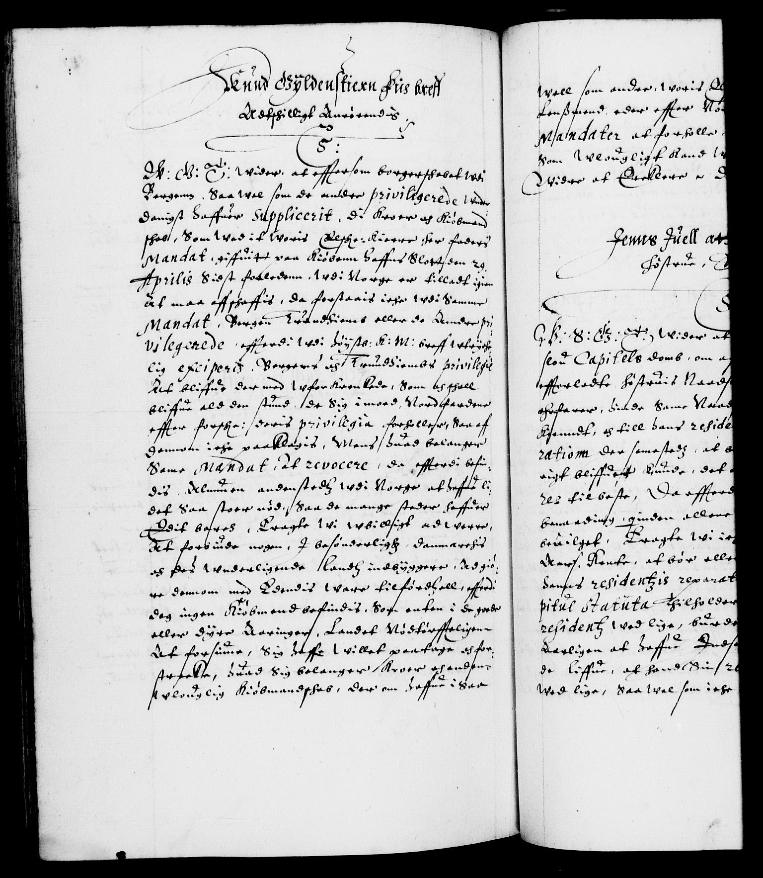 Danske Kanselli 1572-1799, AV/RA-EA-3023/F/Fc/Fca/Fcab/L0004: Norske tegnelser (mikrofilm), 1617-1627, p. 514b