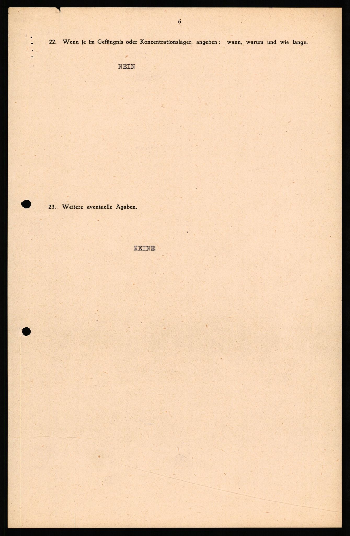 Forsvaret, Forsvarets overkommando II, AV/RA-RAFA-3915/D/Db/L0034: CI Questionaires. Tyske okkupasjonsstyrker i Norge. Tyskere., 1945-1946, p. 129