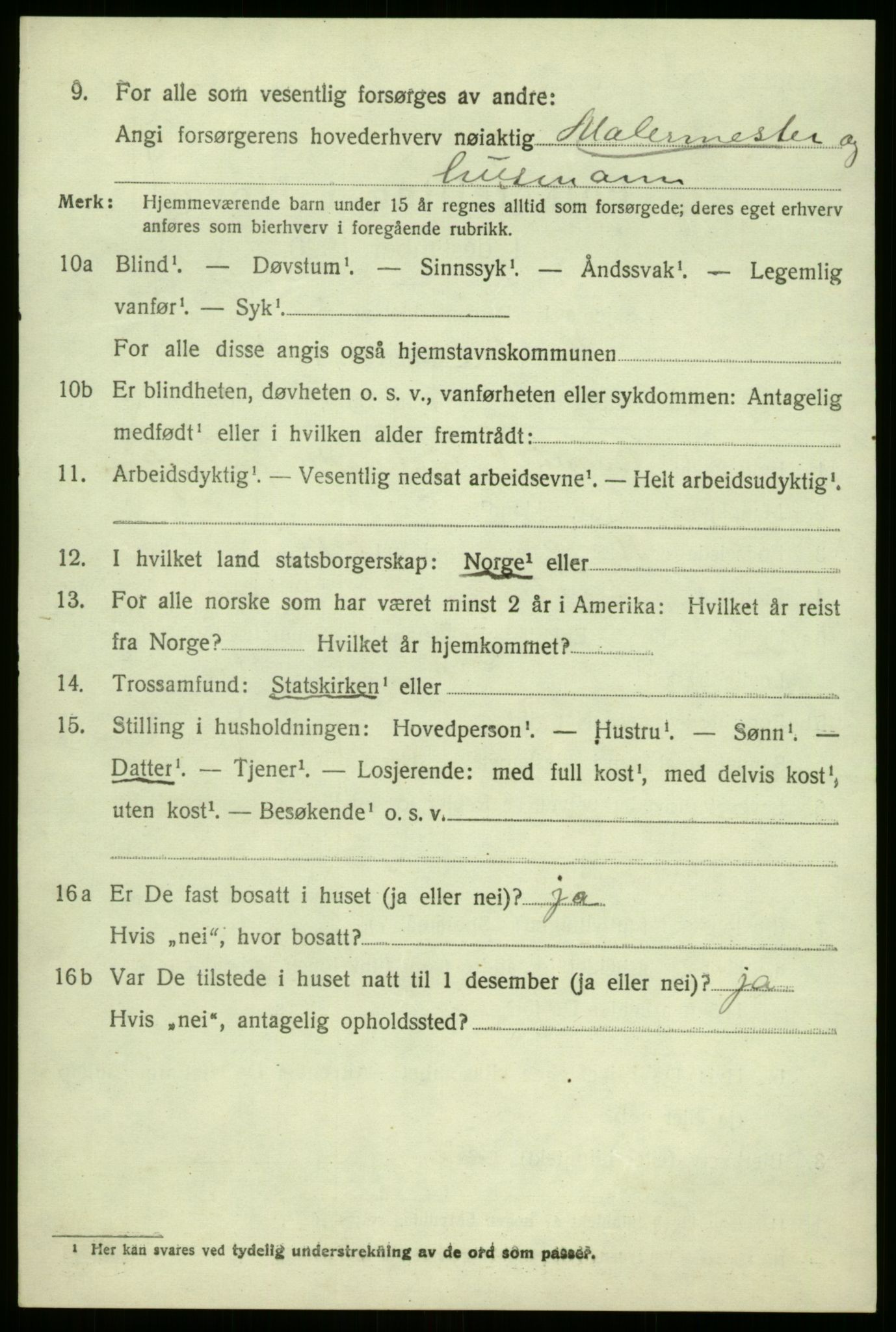 SAB, 1920 census for Luster, 1920, p. 4717