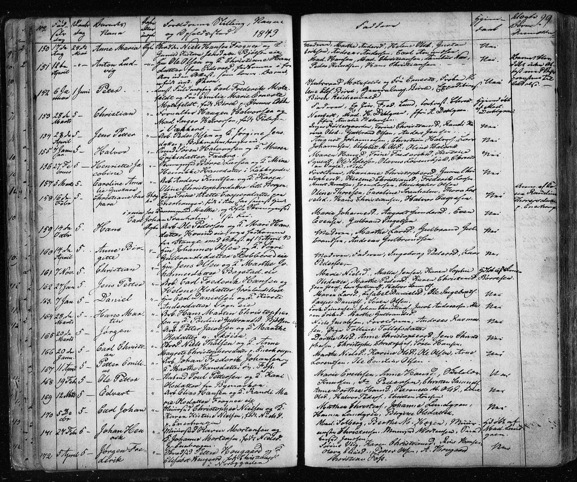 Aker prestekontor kirkebøker, SAO/A-10861/F/L0019: Parish register (official) no. 19, 1842-1852, p. 29