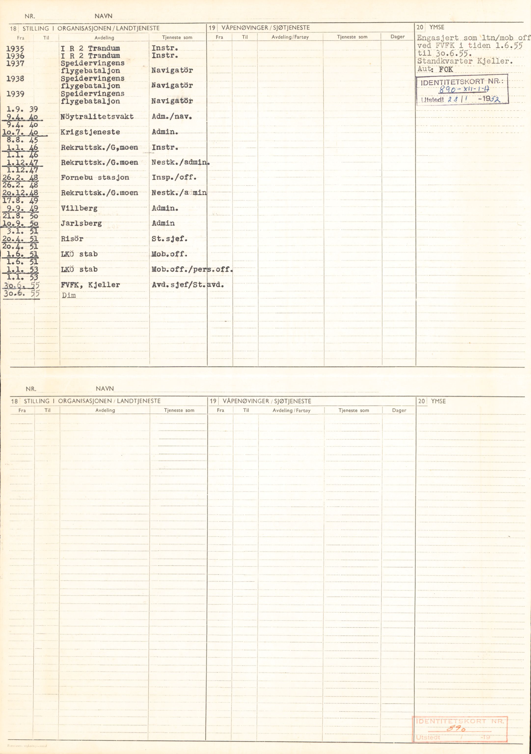 Forsvaret, Forsvarets overkommando/Luftforsvarsstaben, RA/RAFA-4079/P/Pa/L0024: Personellpapirer, 1910, p. 199