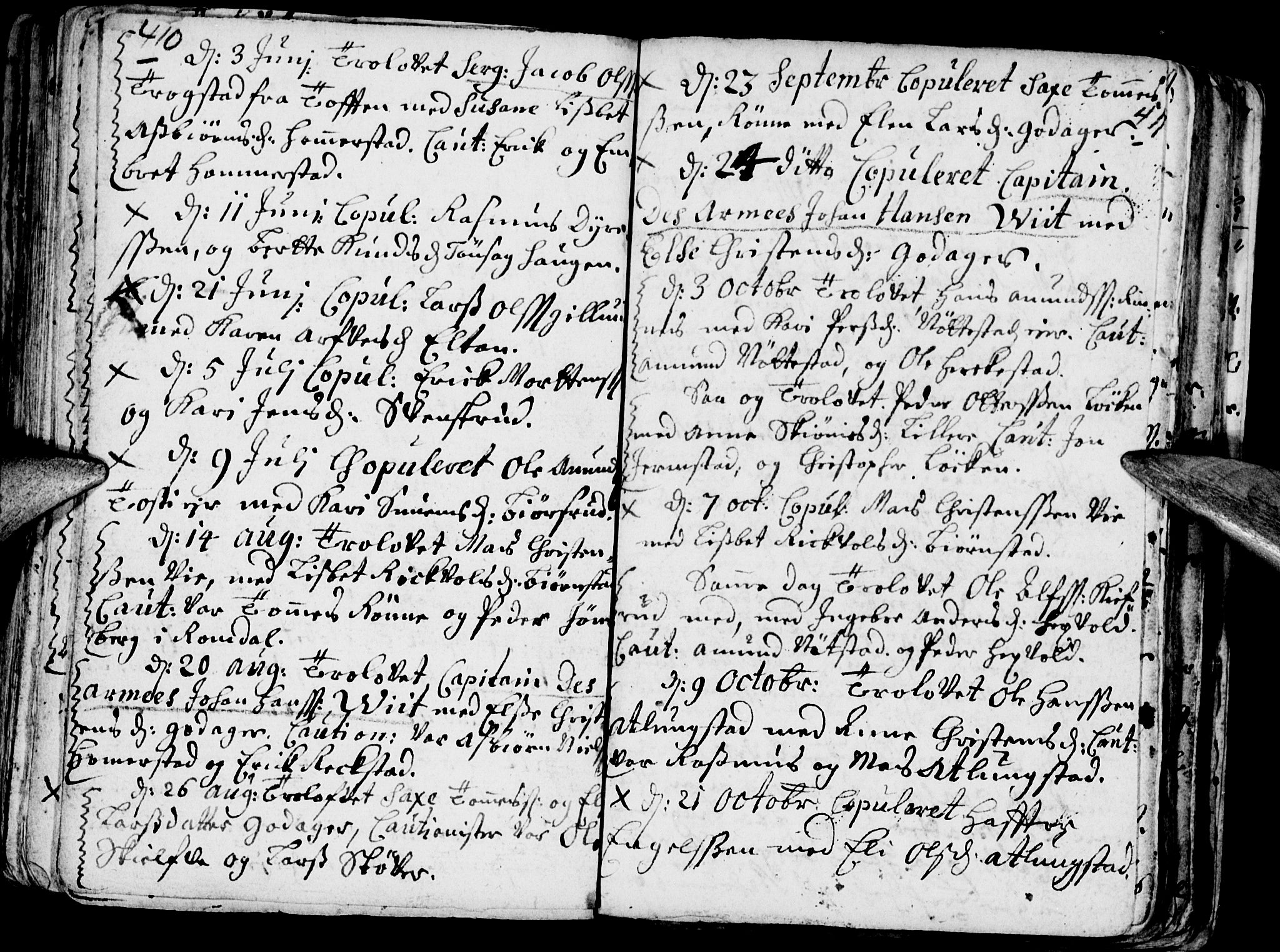 Stange prestekontor, AV/SAH-PREST-002/K/L0002: Parish register (official) no. 2, 1724-1740, p. 410-411