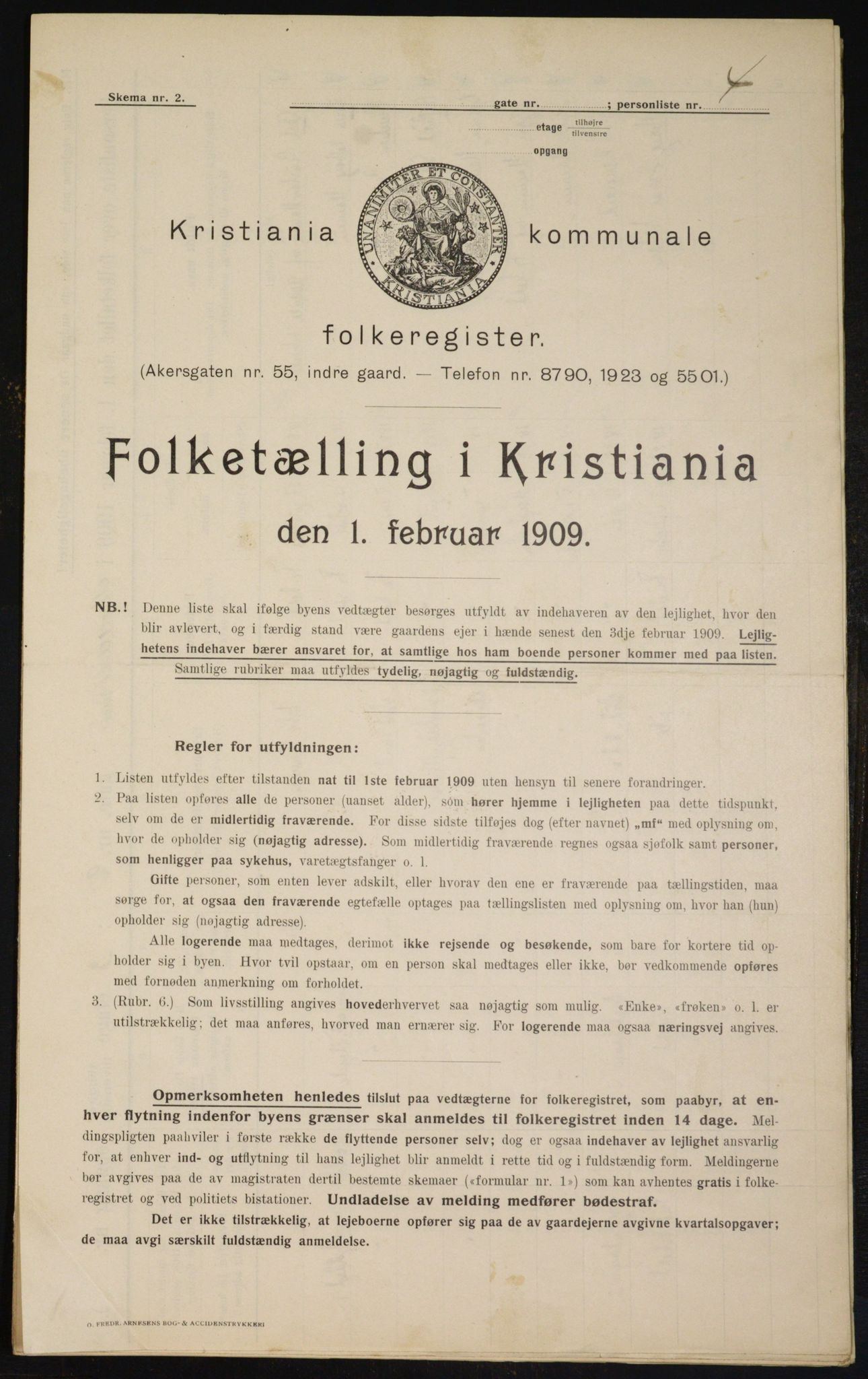 OBA, Municipal Census 1909 for Kristiania, 1909, p. 68241