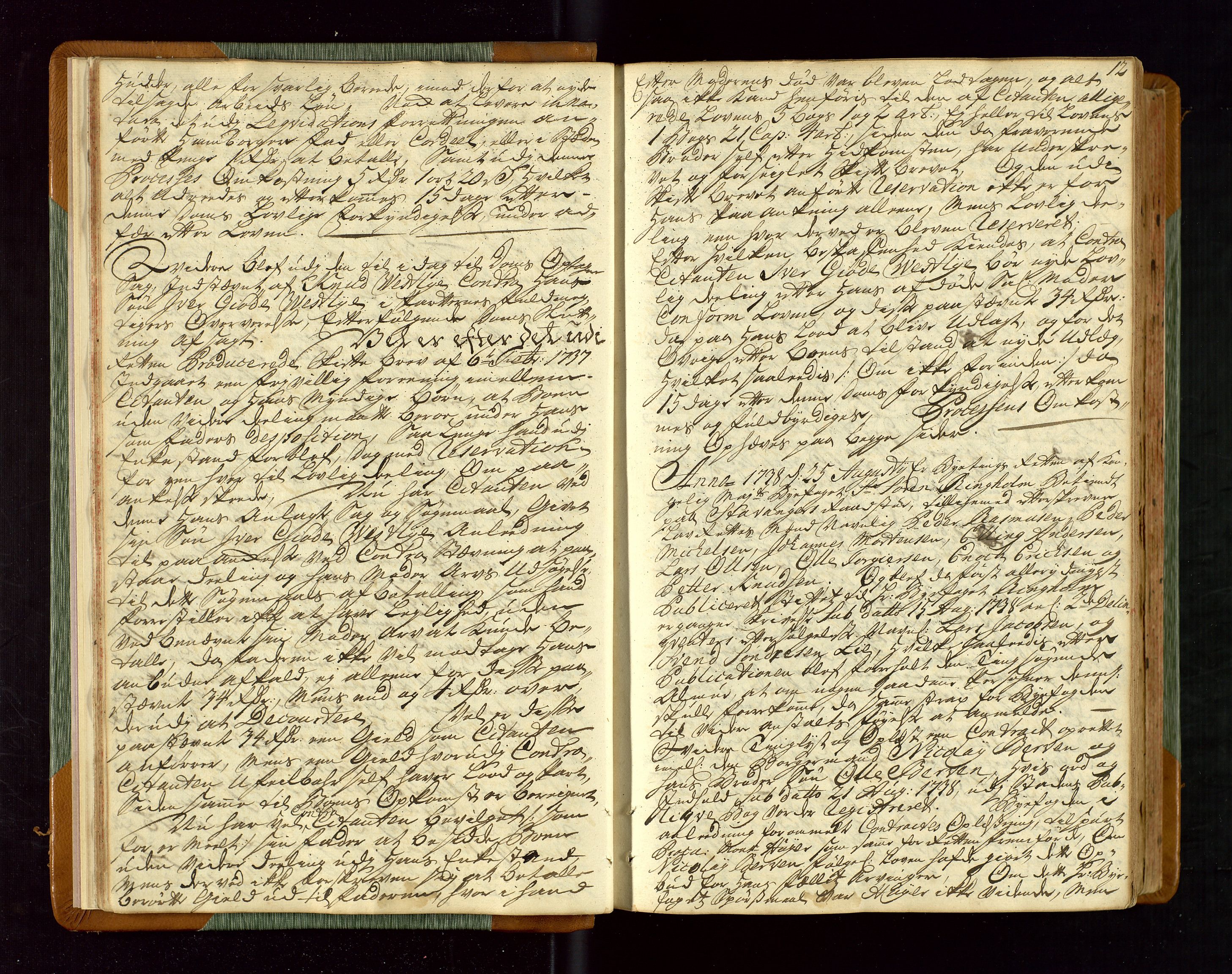 Stavanger byfogd, AV/SAST-A-101408/001/3/30/30BA/L0040: Bytingprotkoll, 1738-1742, p. 11b-12a
