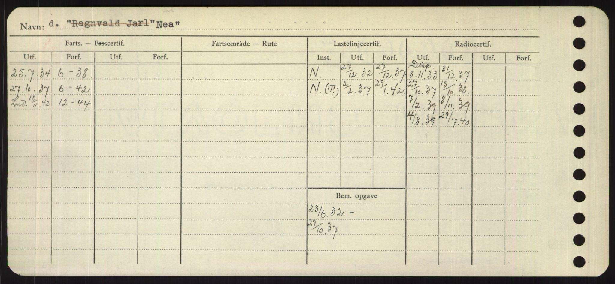 Sjøfartsdirektoratet med forløpere, Skipsmålingen, RA/S-1627/H/Hd/L0026: Fartøy, N-Norhol, p. 80