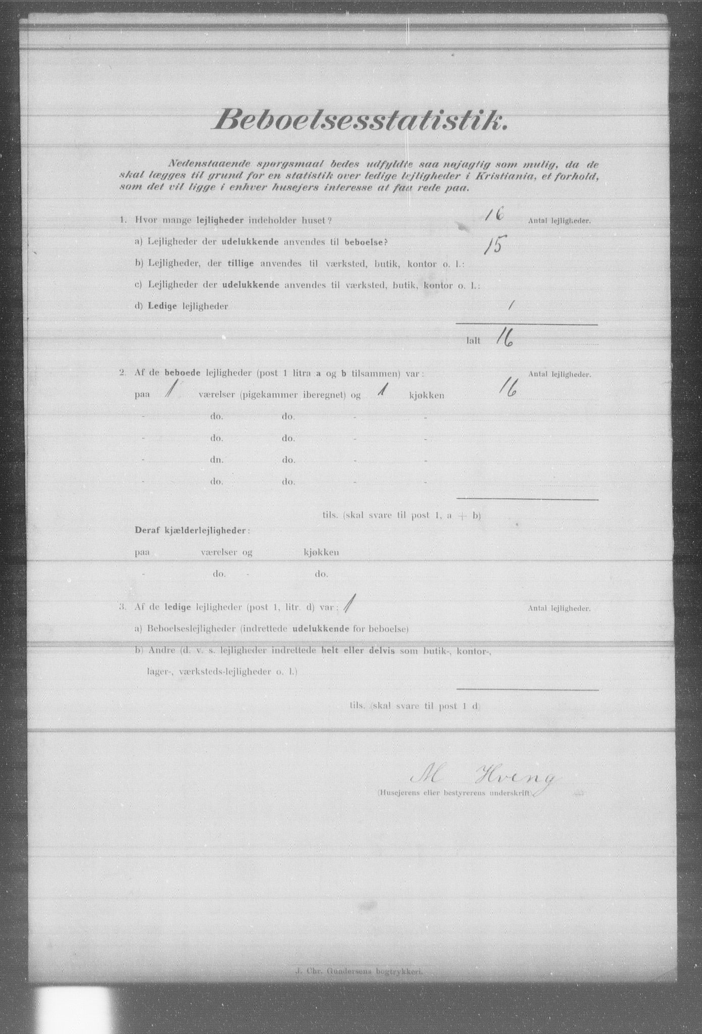 OBA, Municipal Census 1902 for Kristiania, 1902, p. 7032