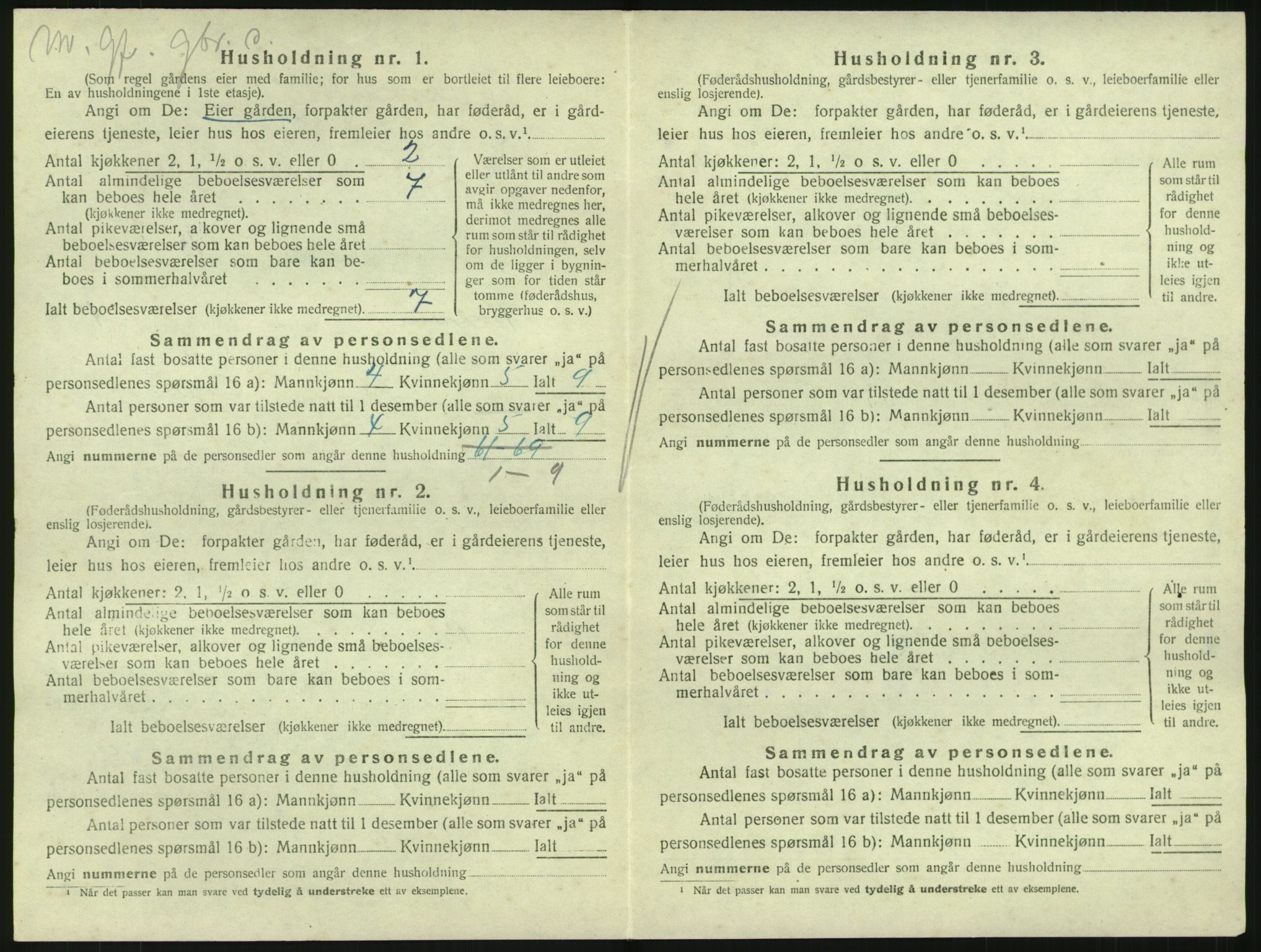 SAKO, 1920 census for Hedrum, 1920, p. 1620
