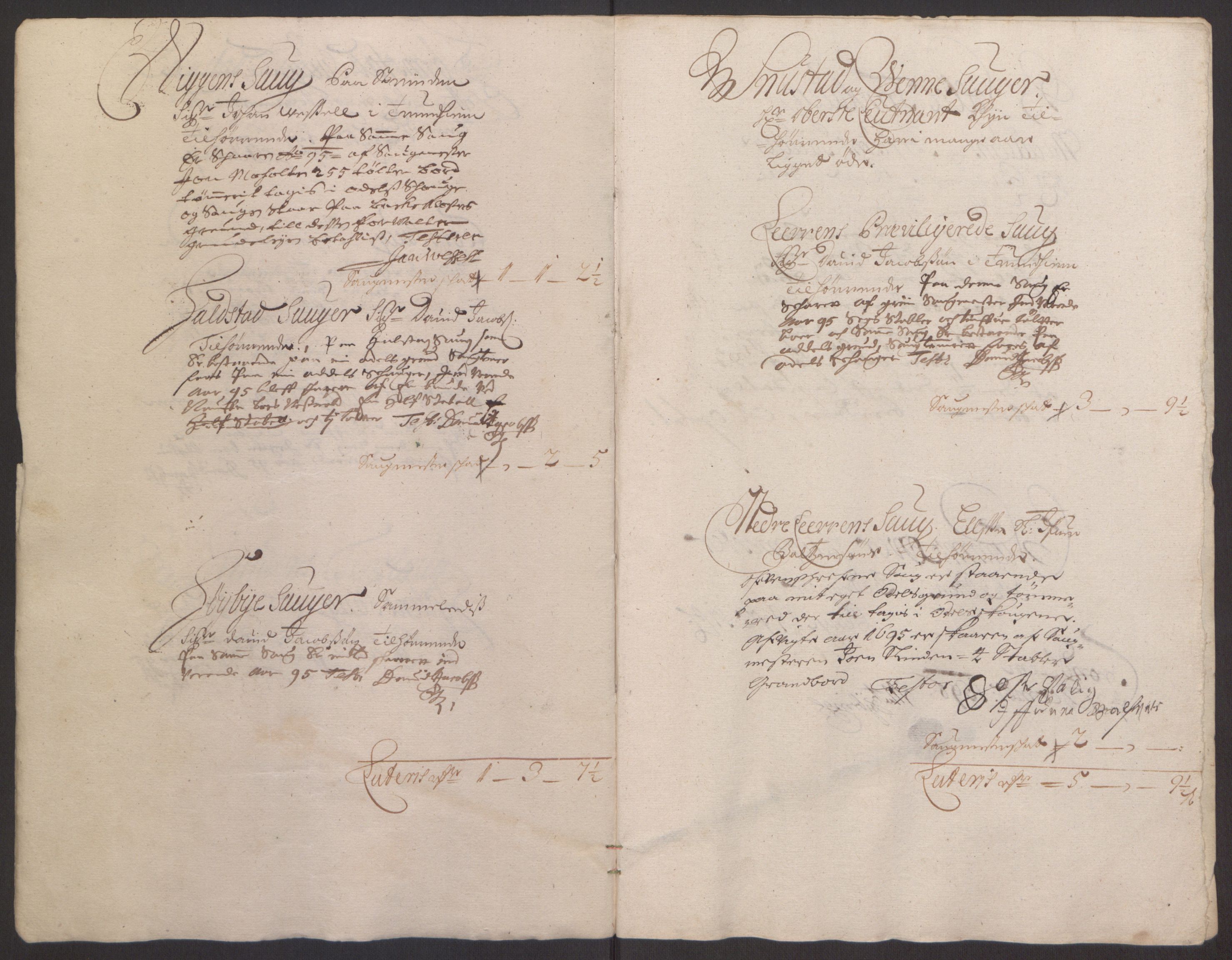 Rentekammeret inntil 1814, Reviderte regnskaper, Fogderegnskap, AV/RA-EA-4092/R61/L4105: Fogderegnskap Strinda og Selbu, 1695, p. 24