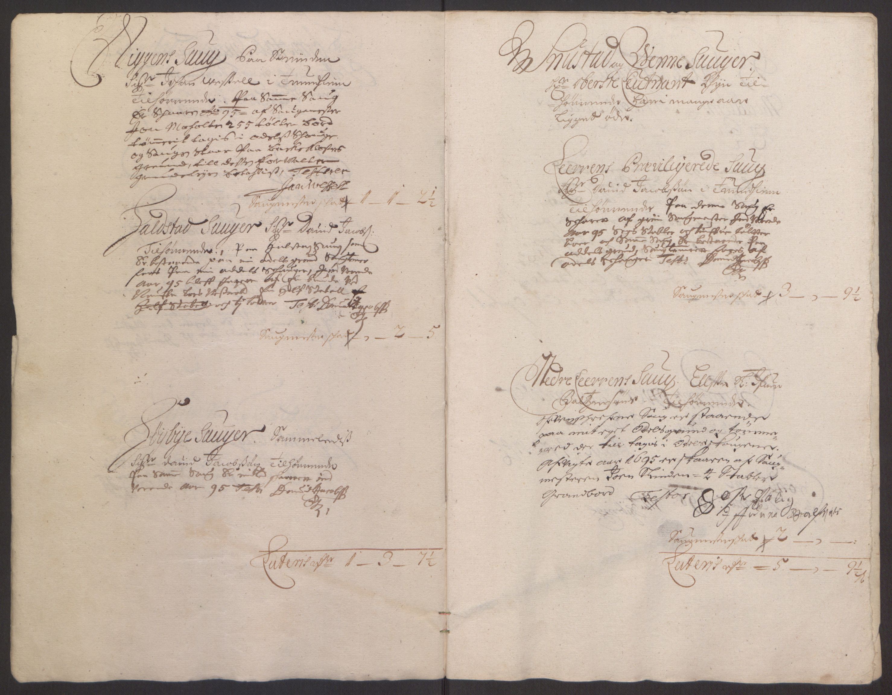 Rentekammeret inntil 1814, Reviderte regnskaper, Fogderegnskap, RA/EA-4092/R61/L4105: Fogderegnskap Strinda og Selbu, 1695, p. 24