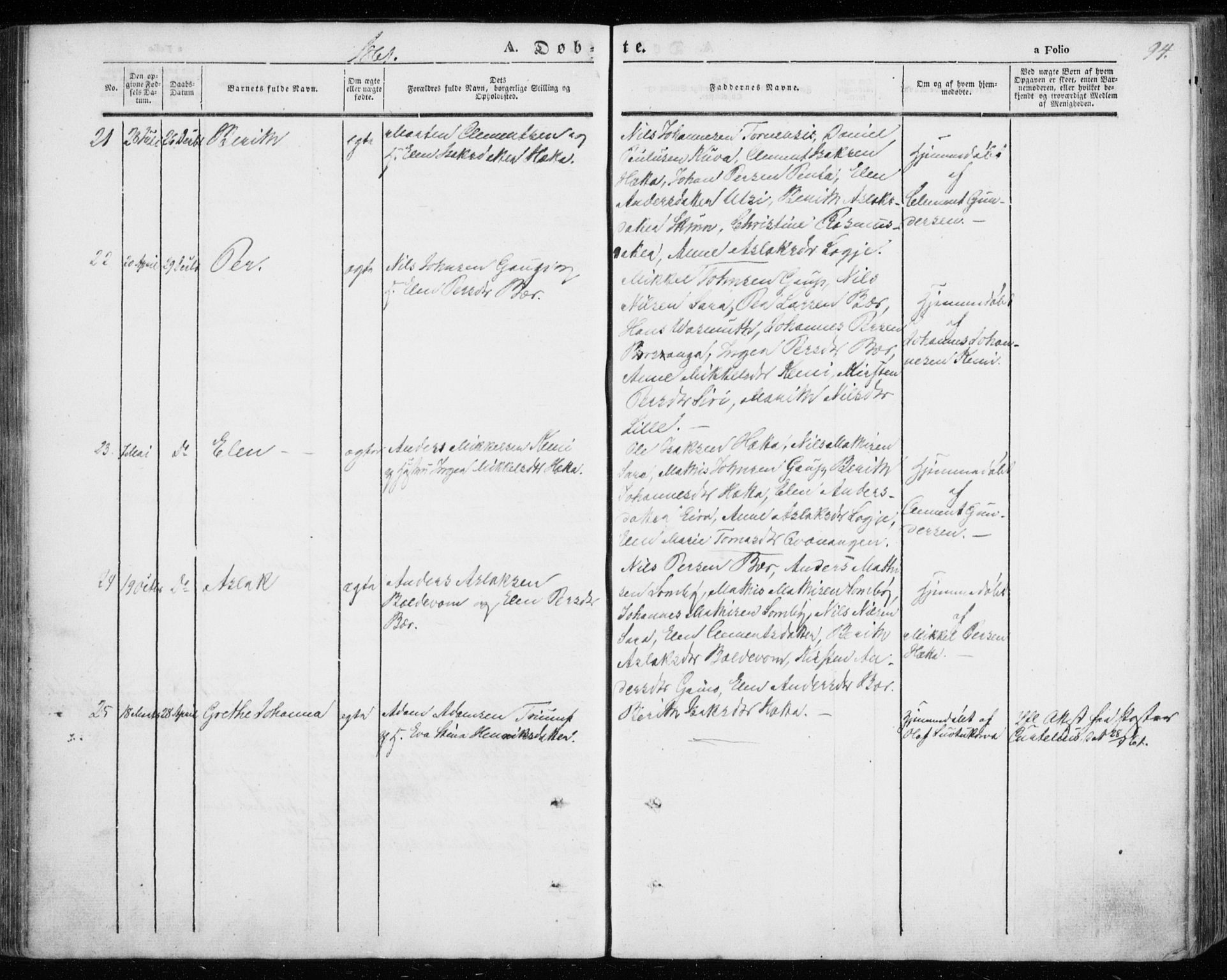 Kautokeino sokneprestembete, AV/SATØ-S-1340/H/Ha/L0002.kirke: Parish register (official) no. 2, 1843-1861, p. 94