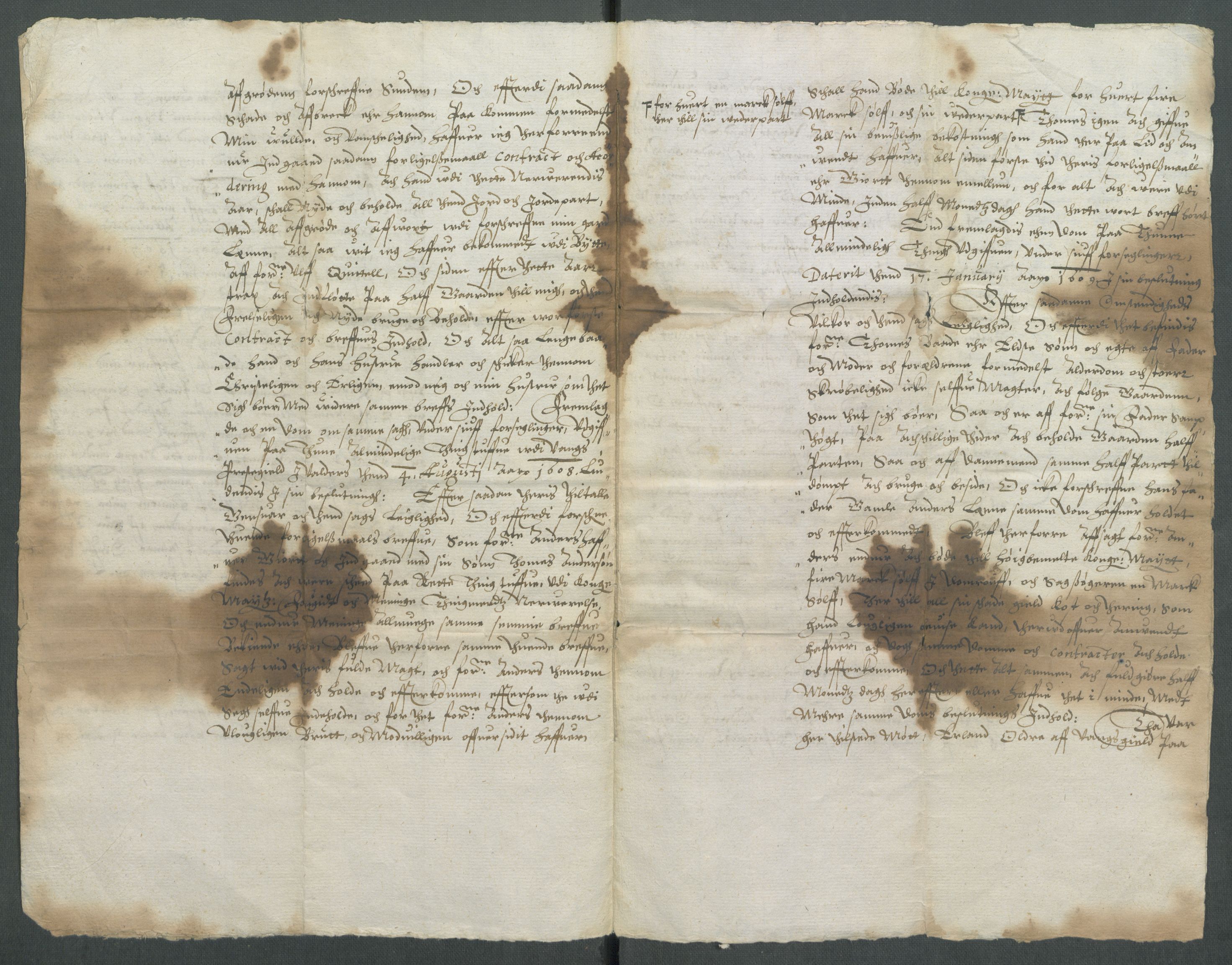 Riksarkivets diplomsamling, RA/EA-5965/F02/L0118: Dokumenter, 1609, p. 50