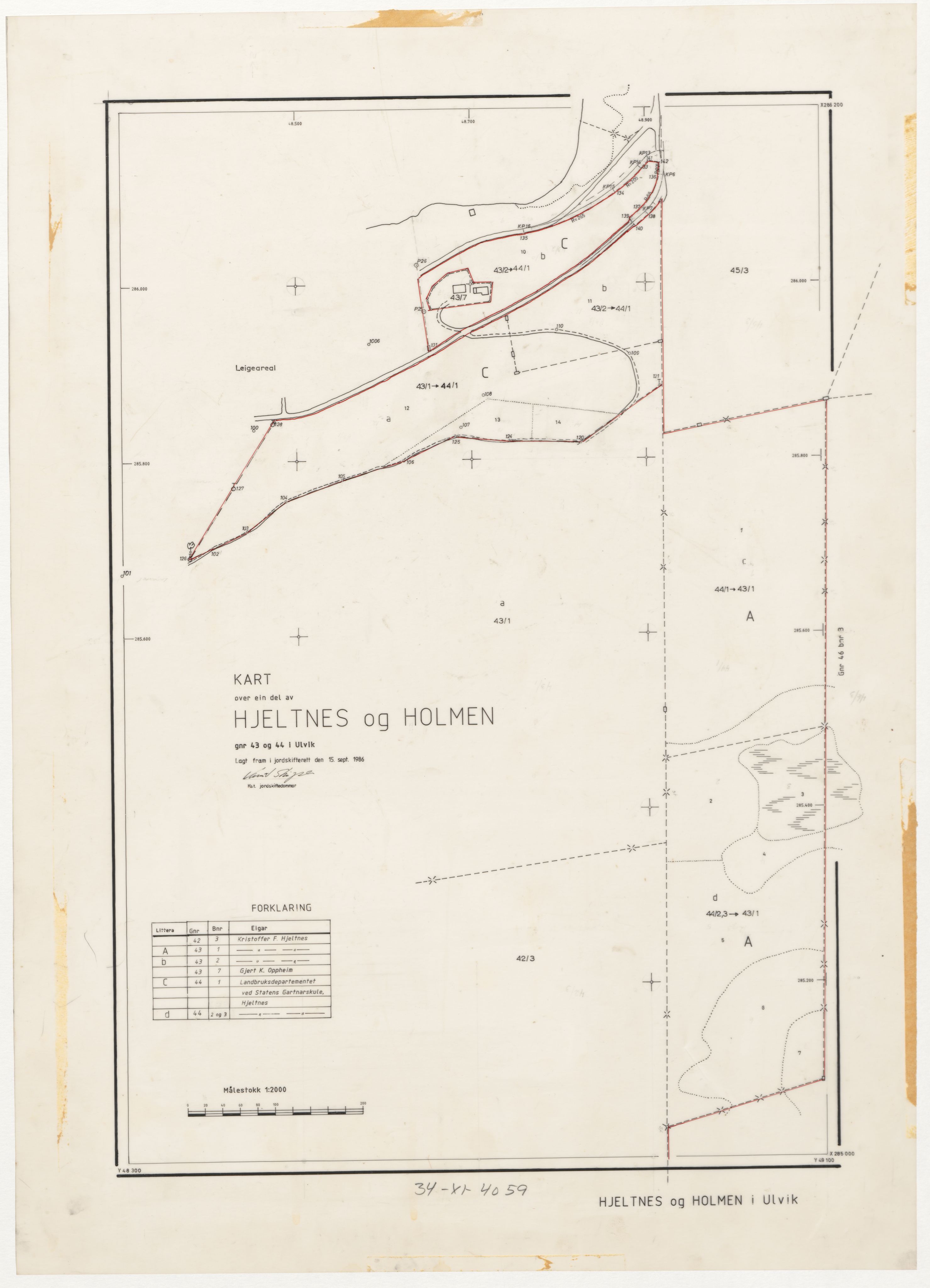 Jordskifteverkets kartarkiv, AV/RA-S-3929/T, 1859-1988, p. 4637