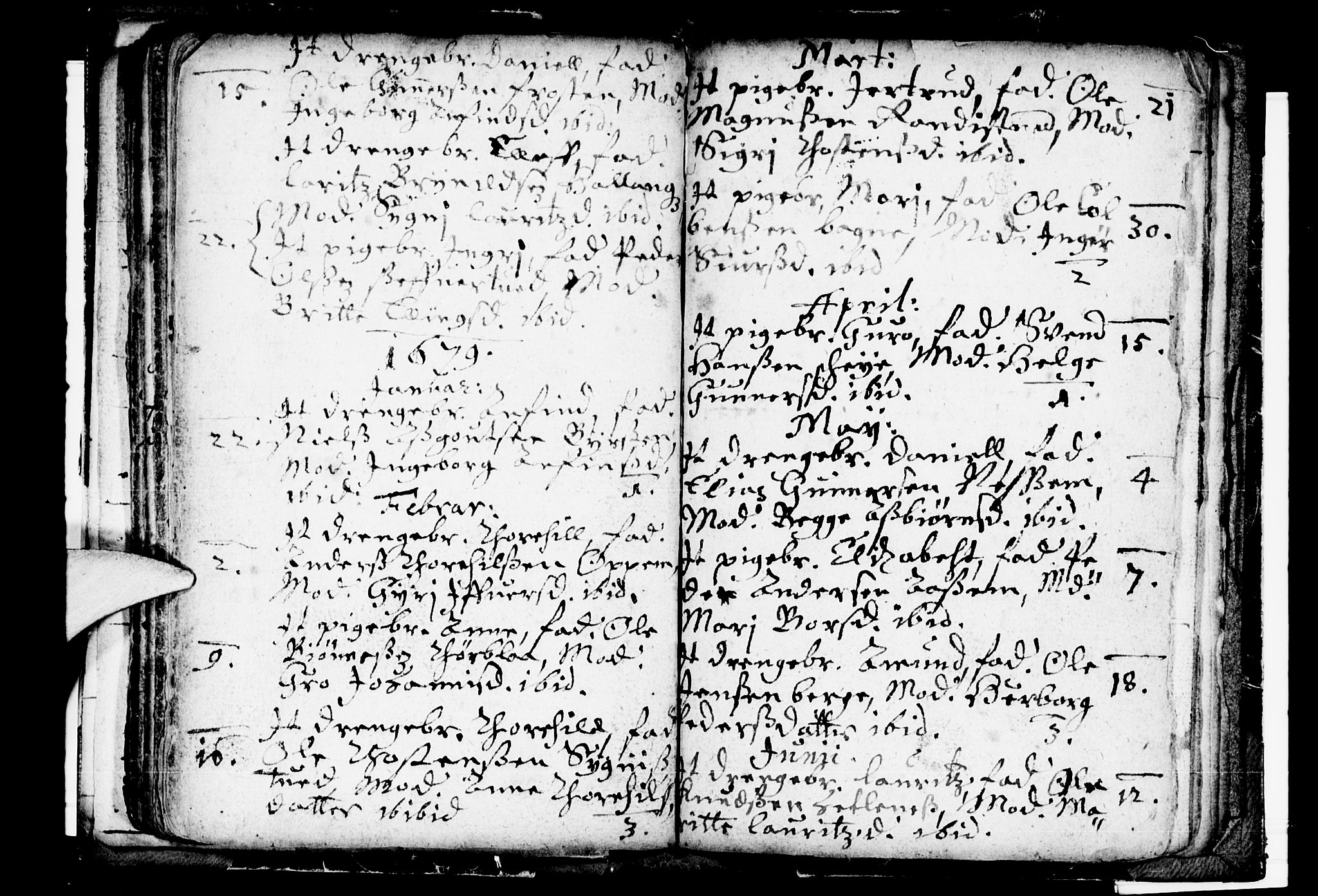 Ulvik sokneprestembete, AV/SAB-A-78801/H/Haa: Parish register (official) no. A 1, 1664-1685, p. 15