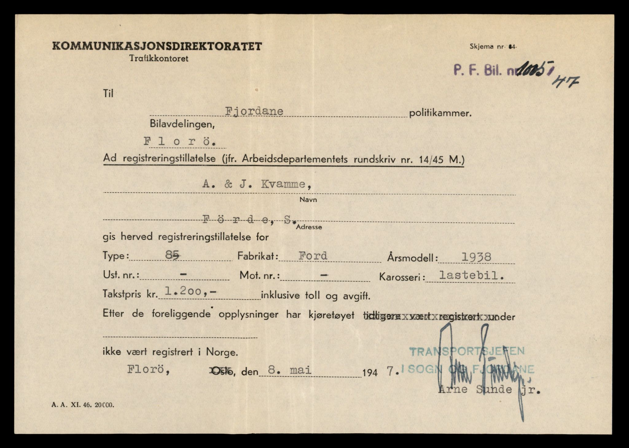 Møre og Romsdal vegkontor - Ålesund trafikkstasjon, AV/SAT-A-4099/F/Fe/L0034: Registreringskort for kjøretøy T 12500 - T 12652, 1927-1998, p. 776