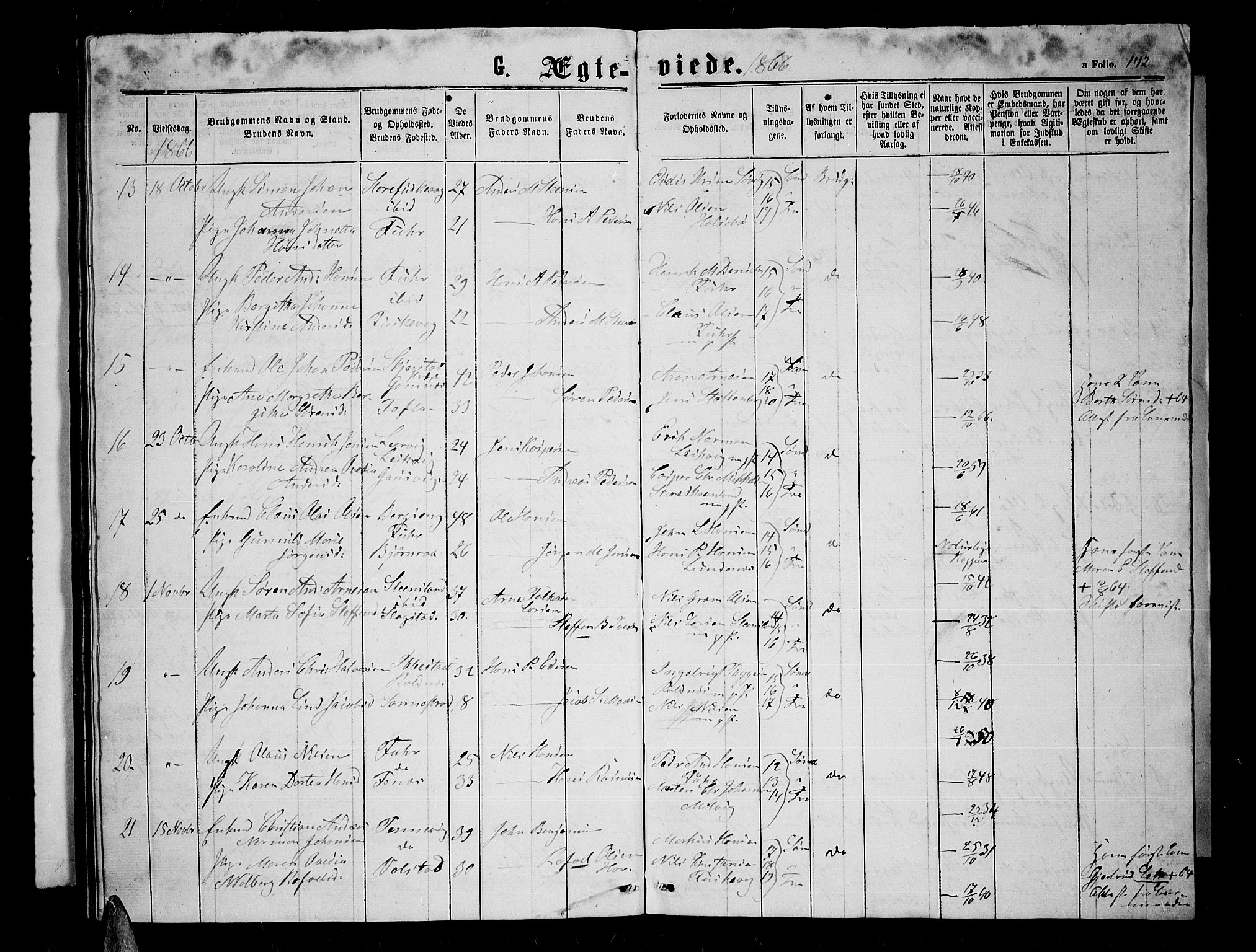 Trondenes sokneprestkontor, SATØ/S-1319/H/Hb/L0008klokker: Parish register (copy) no. 8, 1863-1869, p. 142