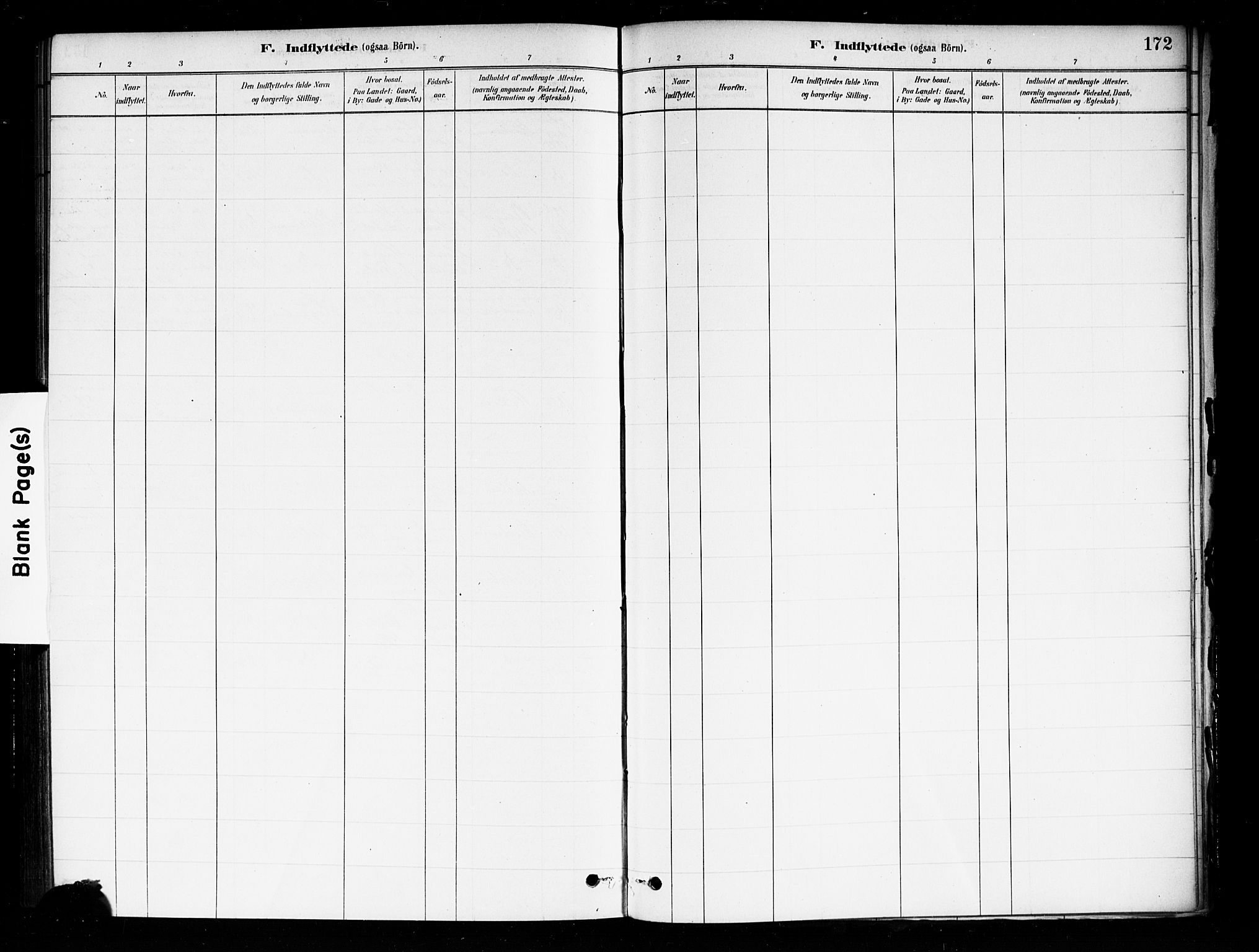 Asker prestekontor Kirkebøker, AV/SAO-A-10256a/F/Fa/L0014: Parish register (official) no. I 14, 1879-1900, p. 172