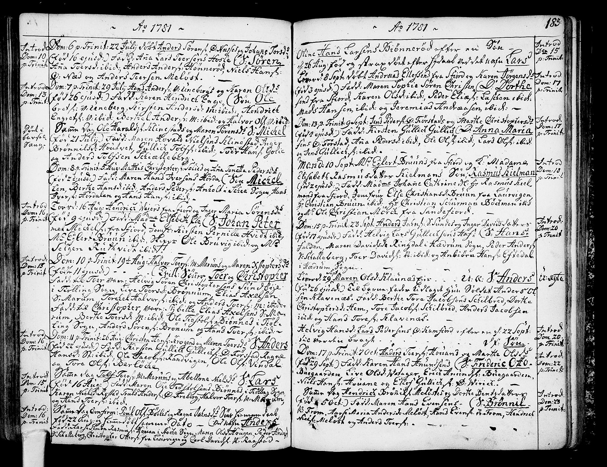Sandar kirkebøker, SAKO/A-243/F/Fa/L0002: Parish register (official) no. 2, 1733-1788, p. 183