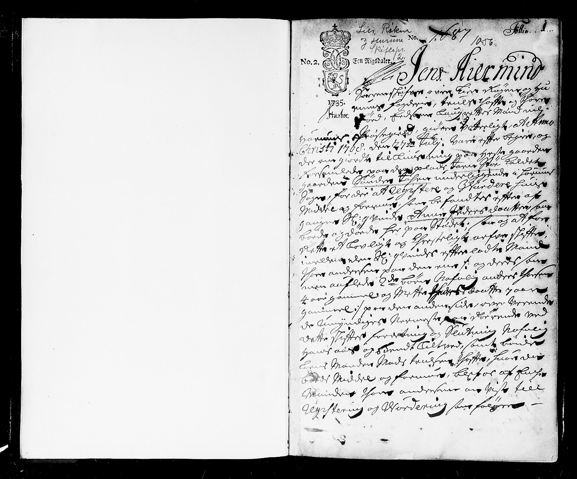 Lier, Røyken og Hurum sorenskriveri, SAKO/A-89/H/Hc/L0002: Skifteprotokoll, 1708-1717, p. 0b-1a