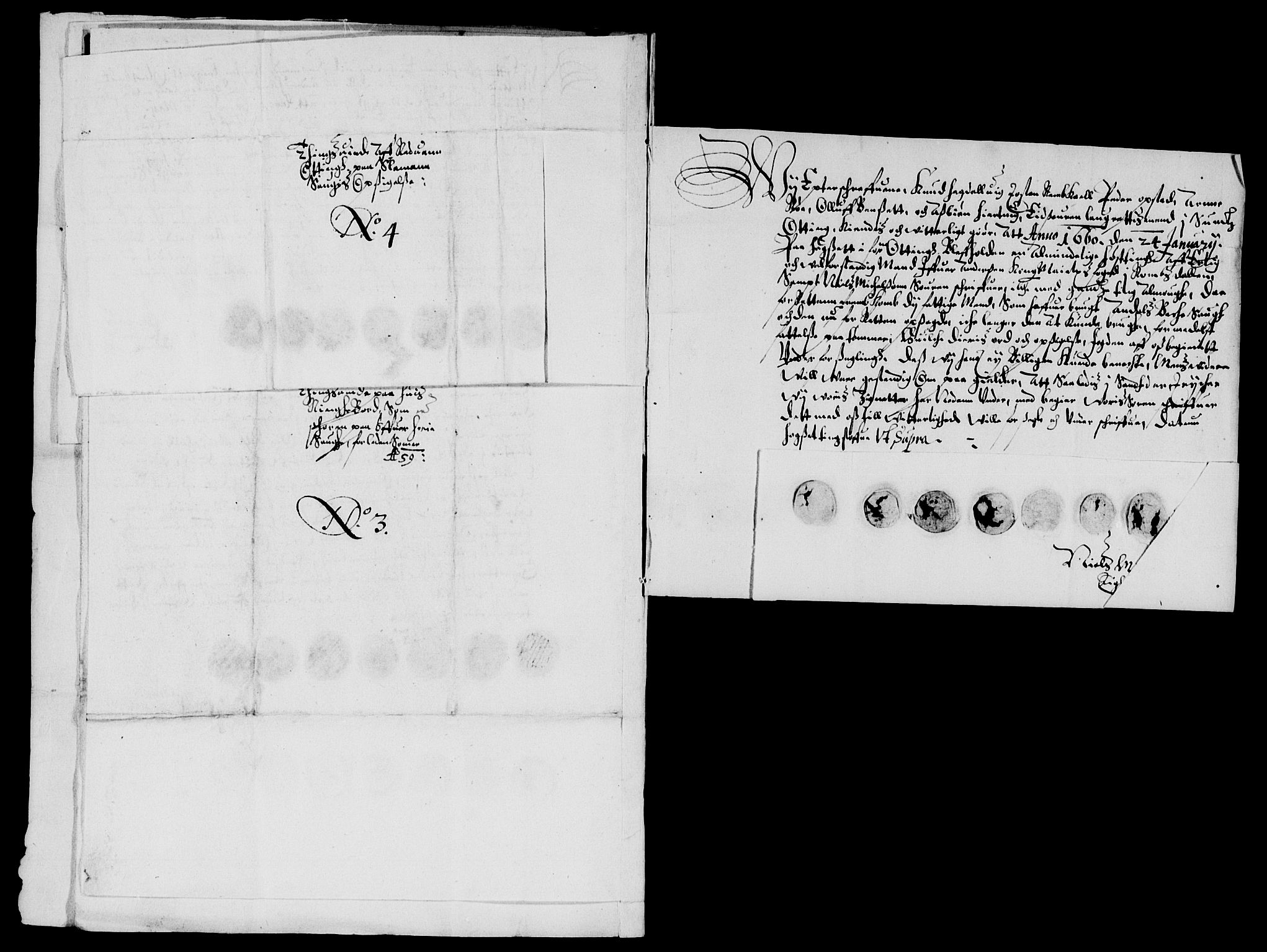 Rentekammeret inntil 1814, Reviderte regnskaper, Lensregnskaper, AV/RA-EA-5023/R/Rb/Rbw/L0140: Trondheim len, 1659-1660