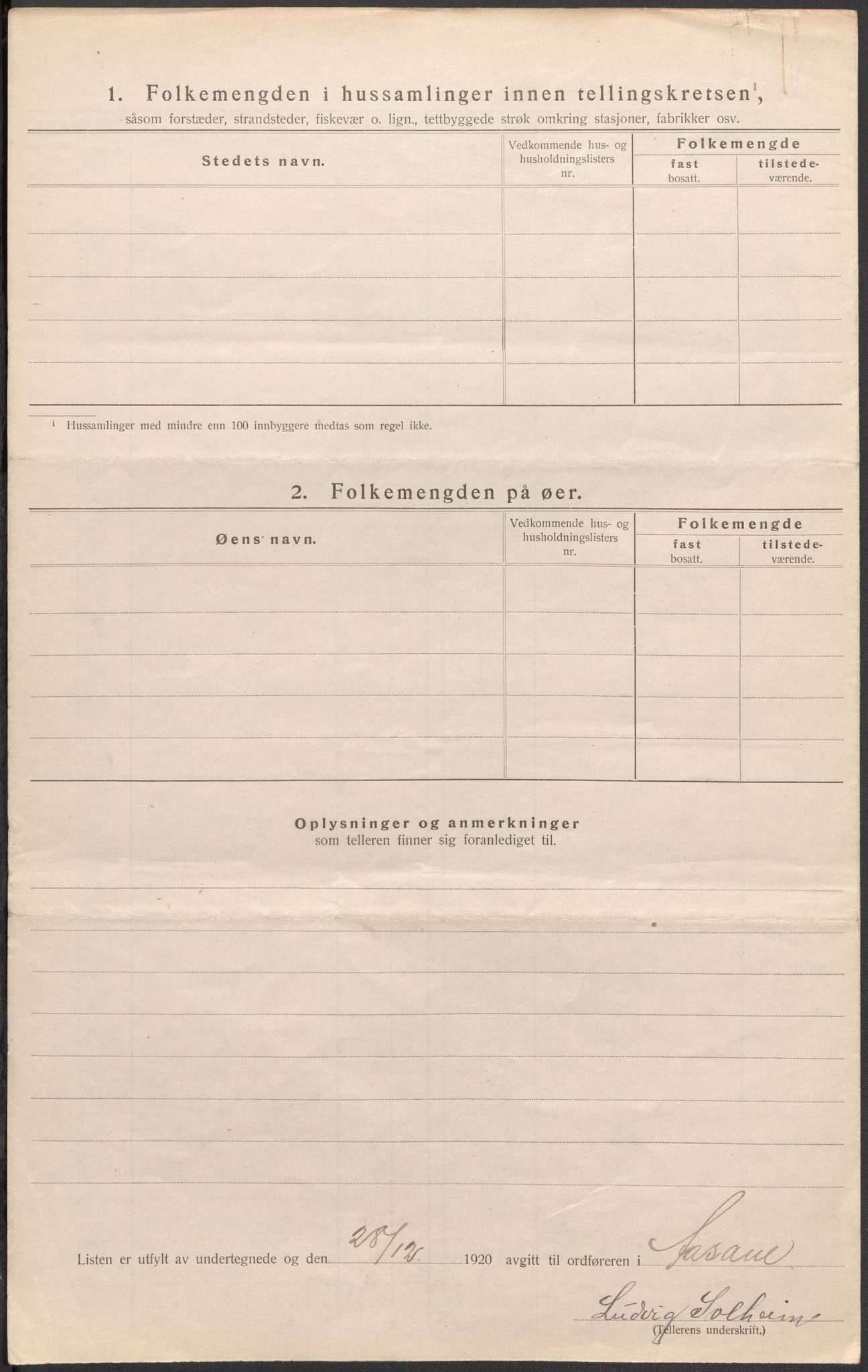 SAB, 1920 census for Åsane, 1920, p. 26