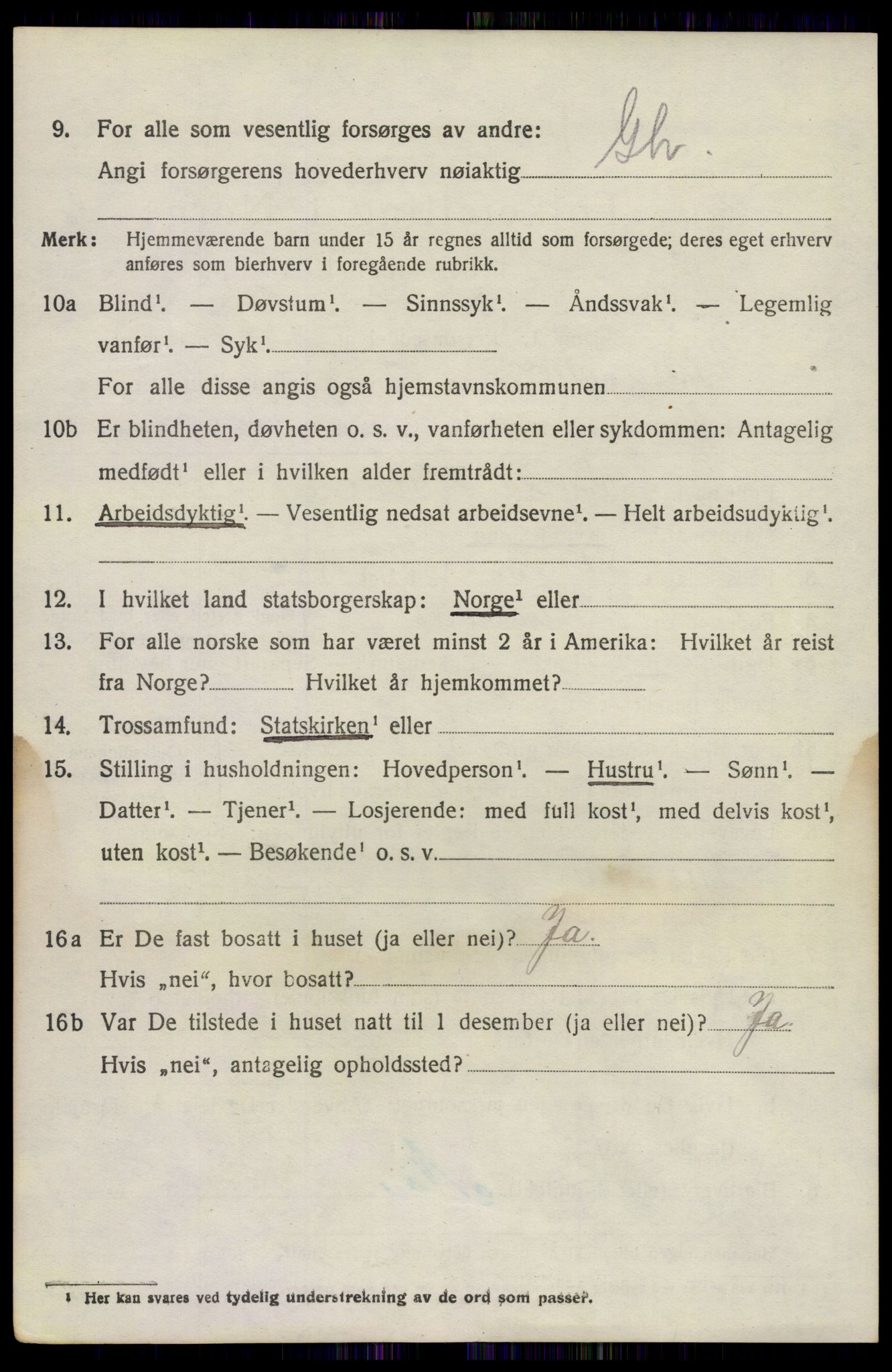 SAKO, 1920 census for Brunlanes, 1920, p. 3814
