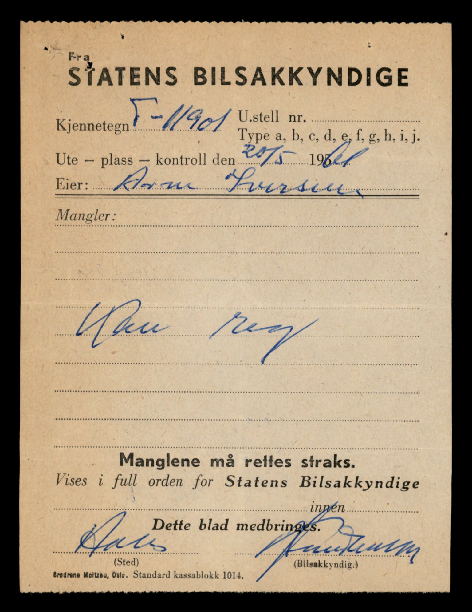 Møre og Romsdal vegkontor - Ålesund trafikkstasjon, AV/SAT-A-4099/F/Fe/L0031: Registreringskort for kjøretøy T 11800 - T 11996, 1927-1998, p. 1847