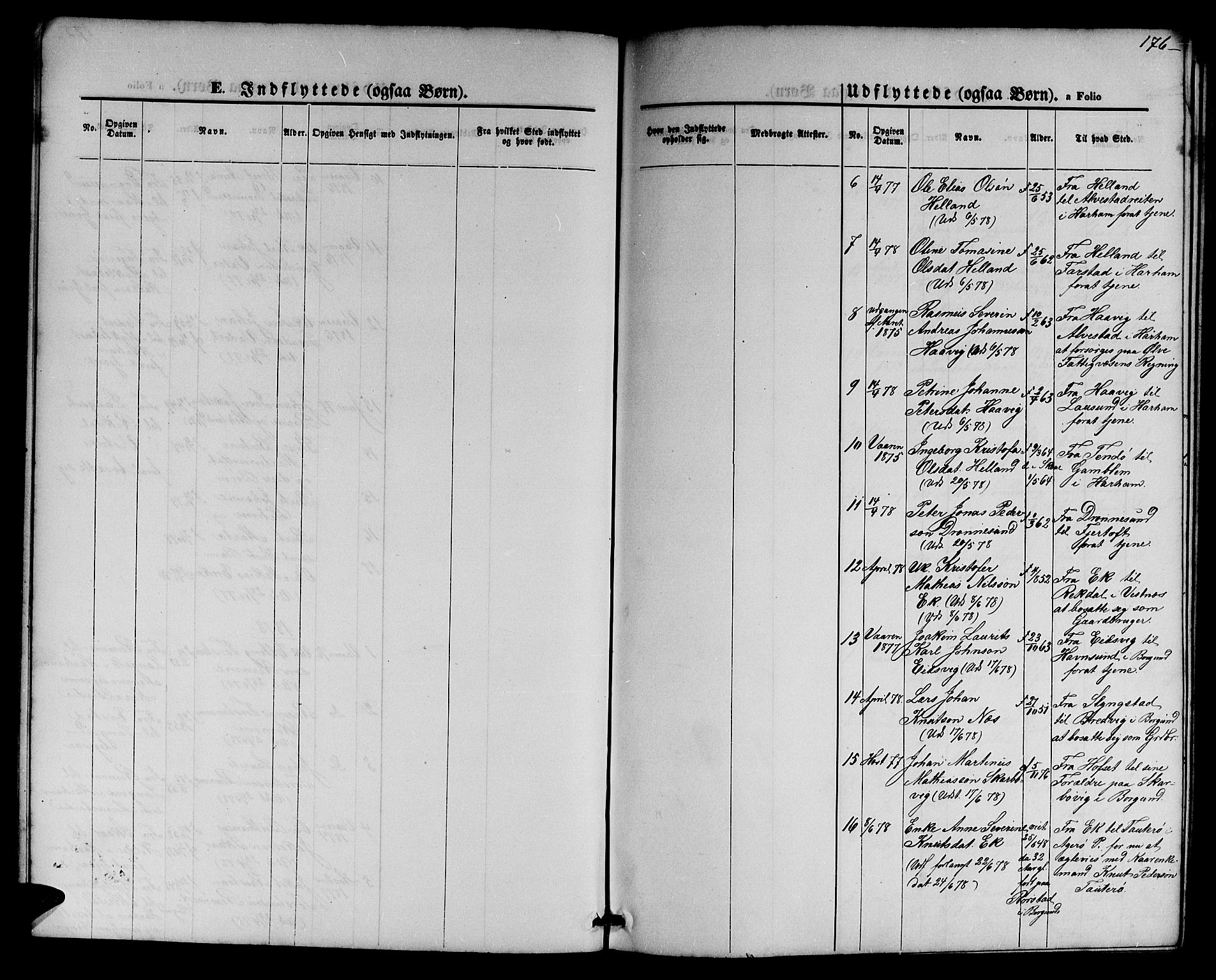 Ministerialprotokoller, klokkerbøker og fødselsregistre - Møre og Romsdal, AV/SAT-A-1454/525/L0375: Parish register (copy) no. 525C01, 1865-1879, p. 176