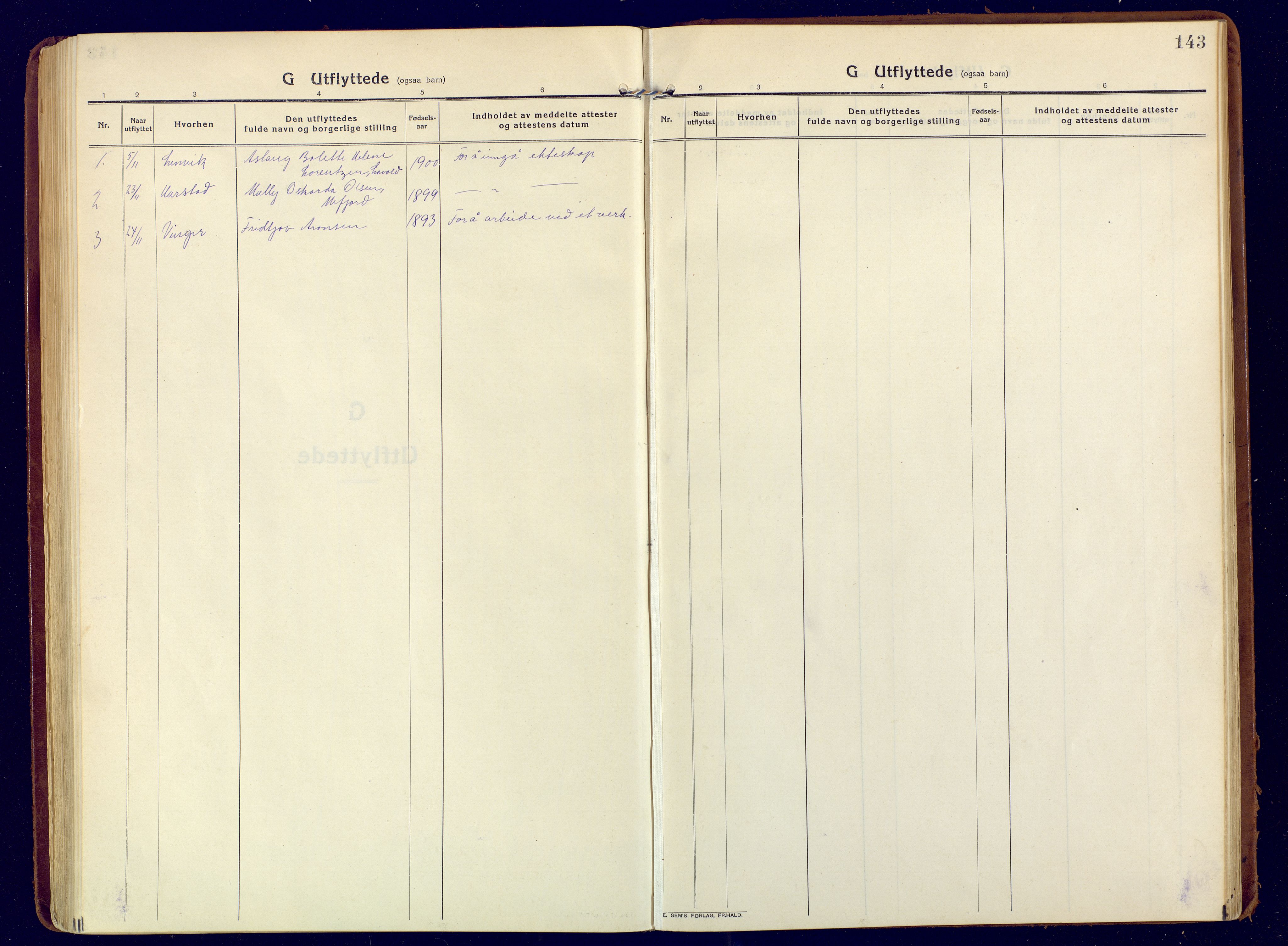 Berg sokneprestkontor, AV/SATØ-S-1318/G/Ga/Gaa/L0009kirke: Parish register (official) no. 9, 1916-1928, p. 143