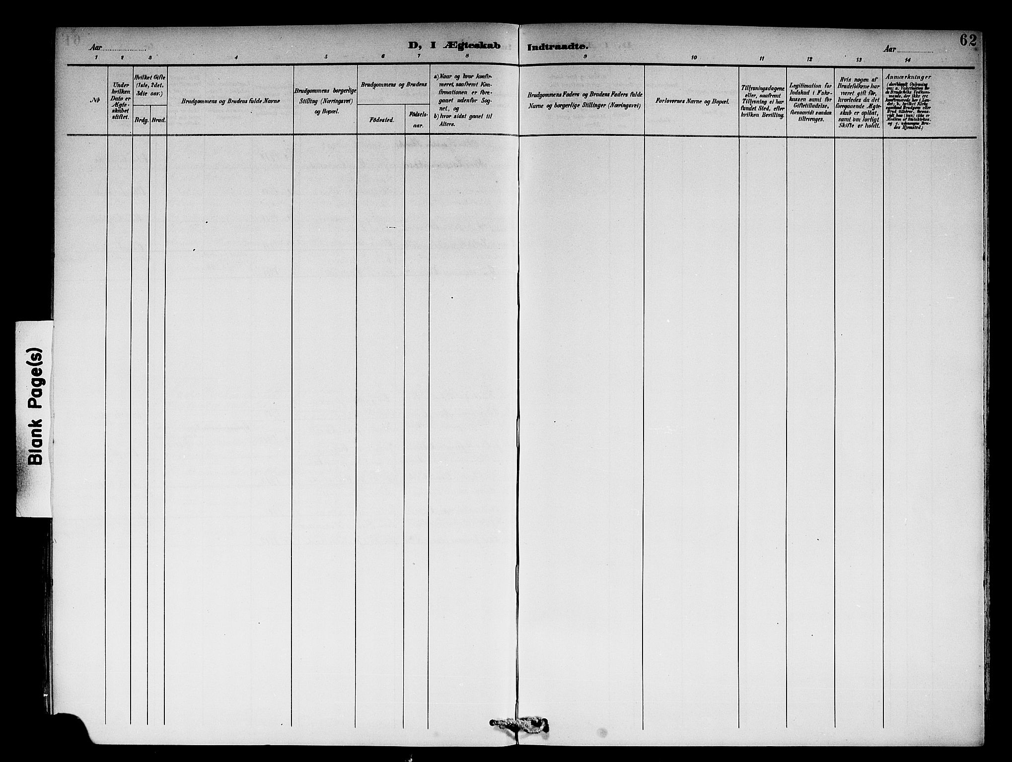 Vik sokneprestembete, AV/SAB-A-81501/H/Hab/Habb/L0003: Parish register (copy) no. B 3, 1894-1912, p. 62