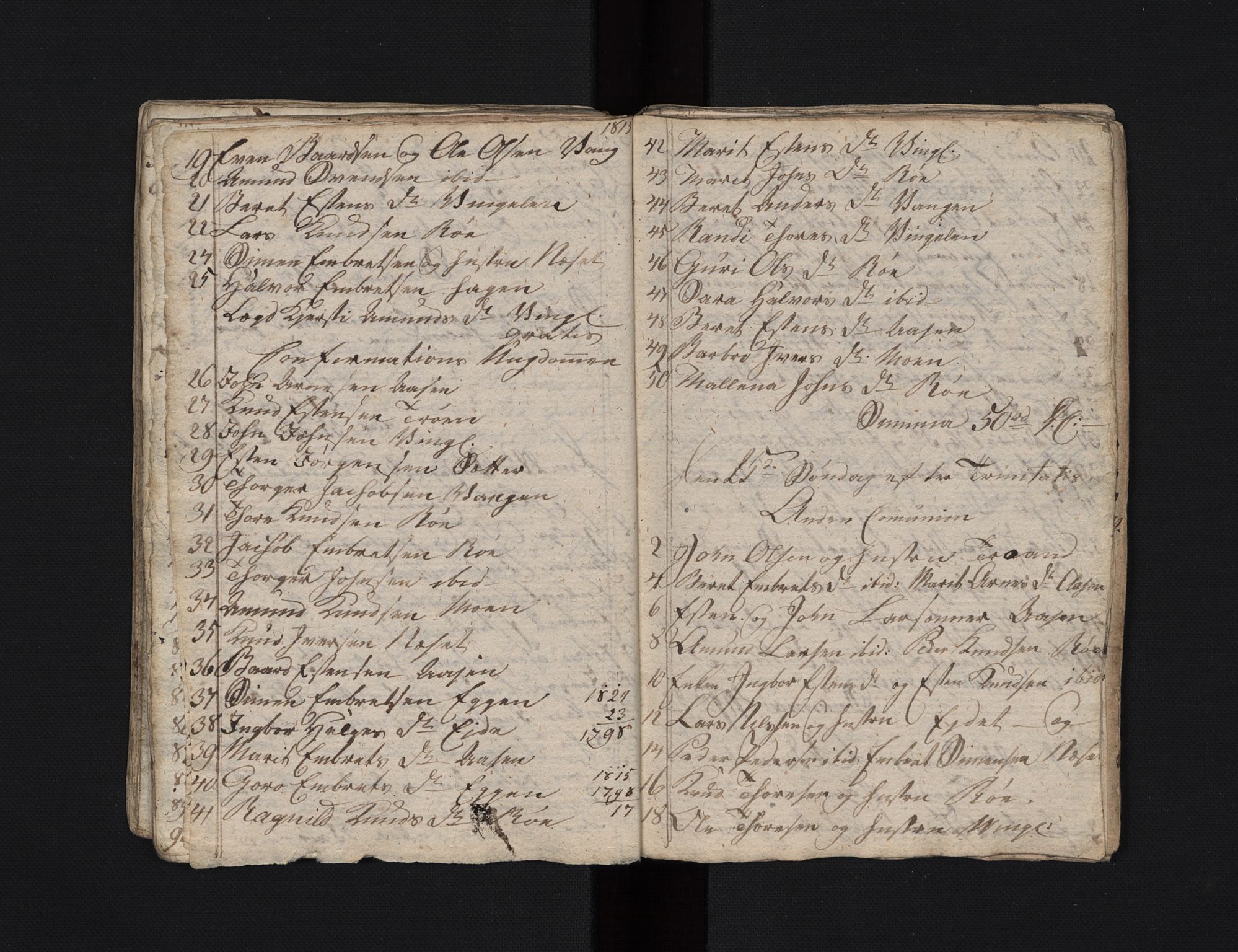 Tolga prestekontor, SAH/PREST-062/L/L0021: Parish register (copy) no. 21, 1804-1823