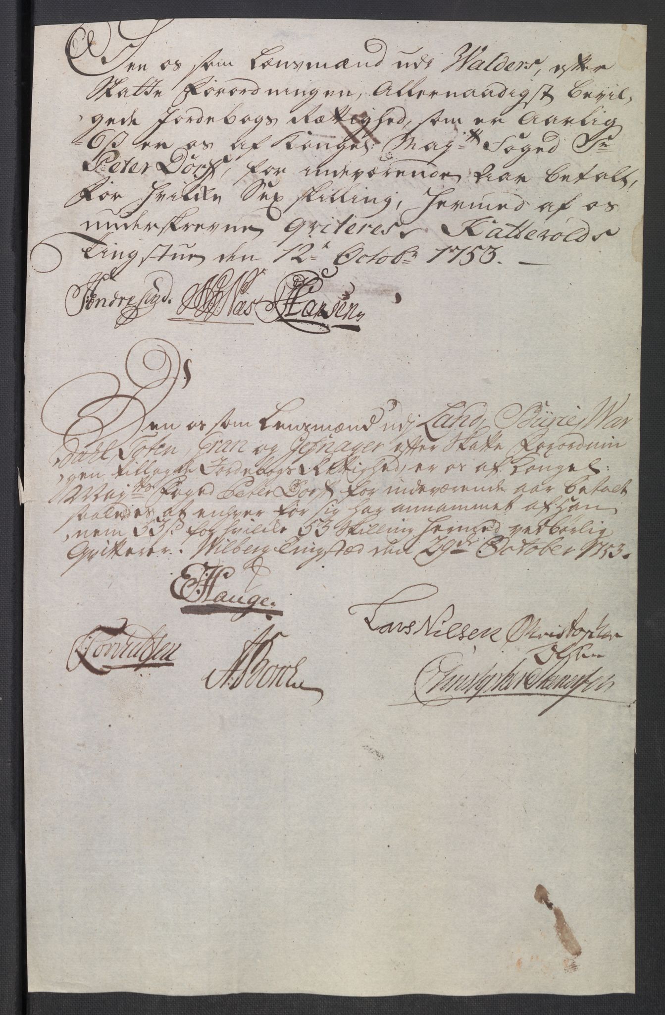 Rentekammeret inntil 1814, Reviderte regnskaper, Fogderegnskap, RA/EA-4092/R18/L1349: Fogderegnskap Hadeland, Toten og Valdres, 1752-1753, p. 625