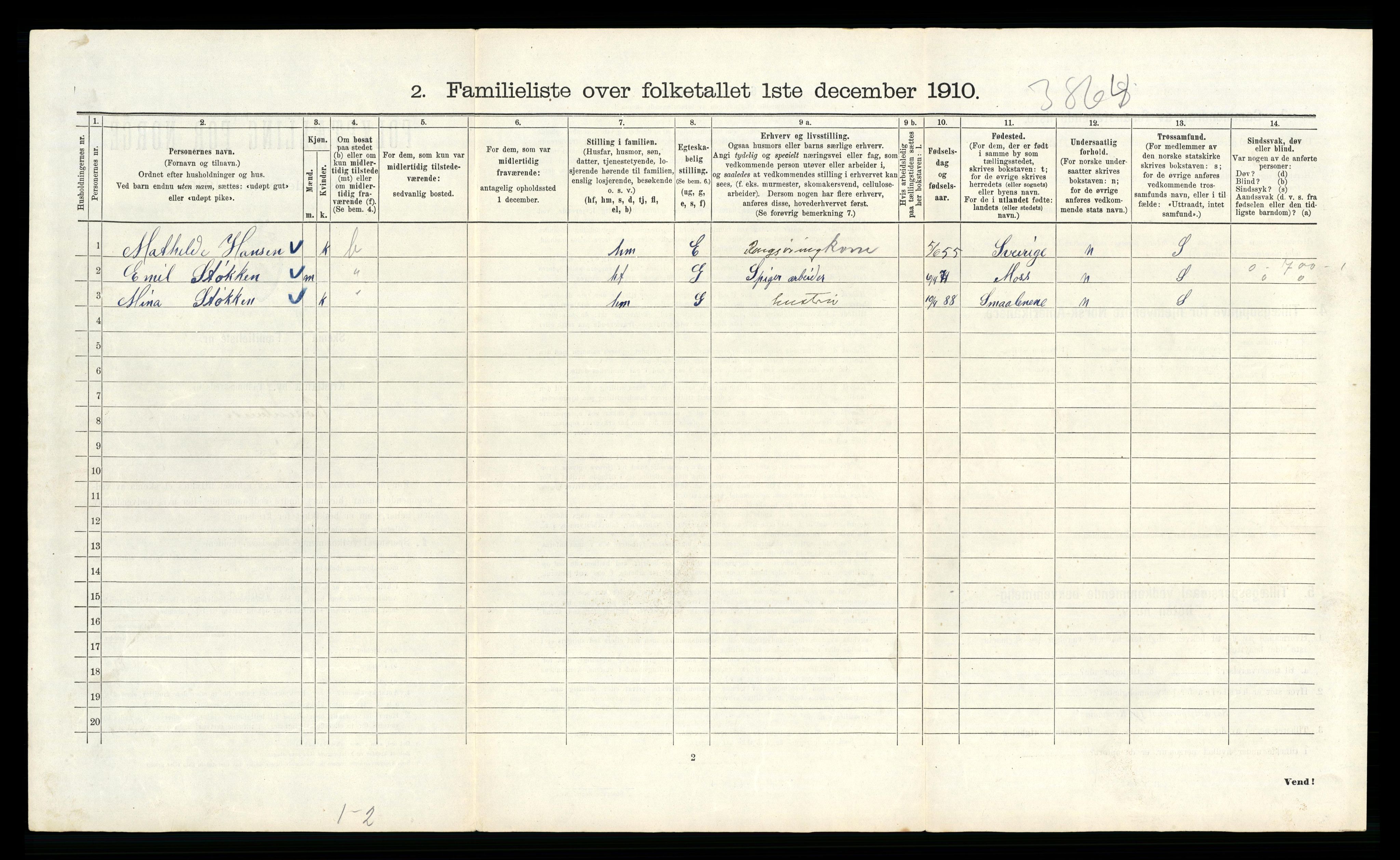 RA, 1910 census for Kristiania, 1910, p. 81534