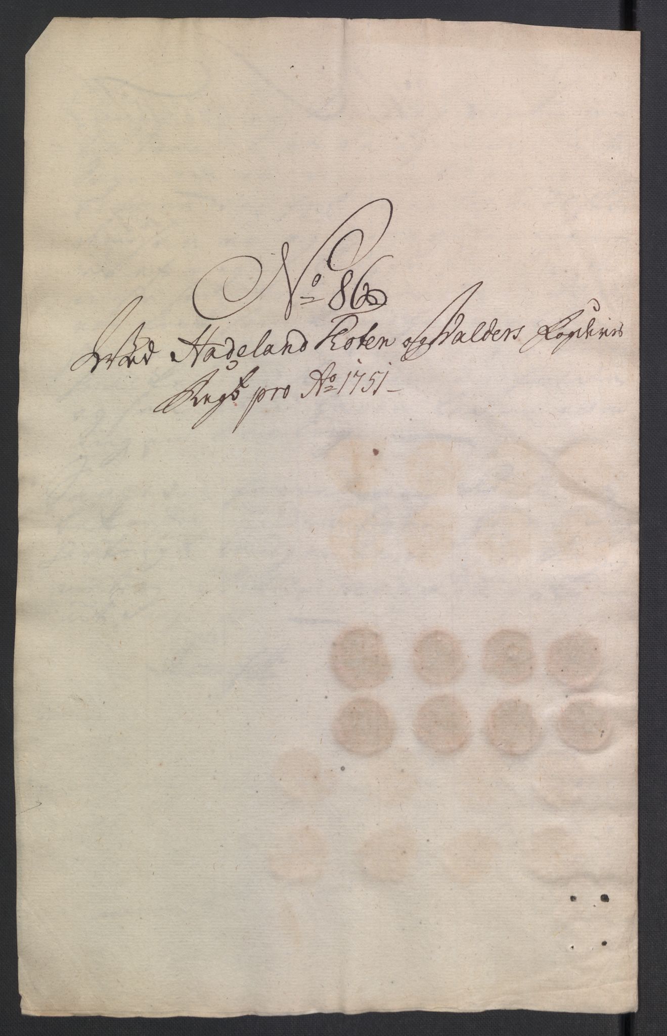 Rentekammeret inntil 1814, Reviderte regnskaper, Fogderegnskap, AV/RA-EA-4092/R18/L1348: Fogderegnskap Hadeland, Toten og Valdres, 1750-1751, p. 629